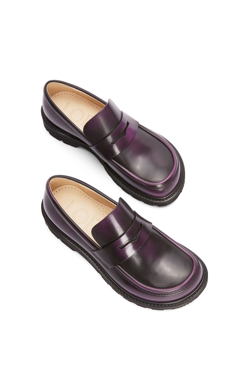 Blaze loafer in bicolour brushed-off calfskin 3