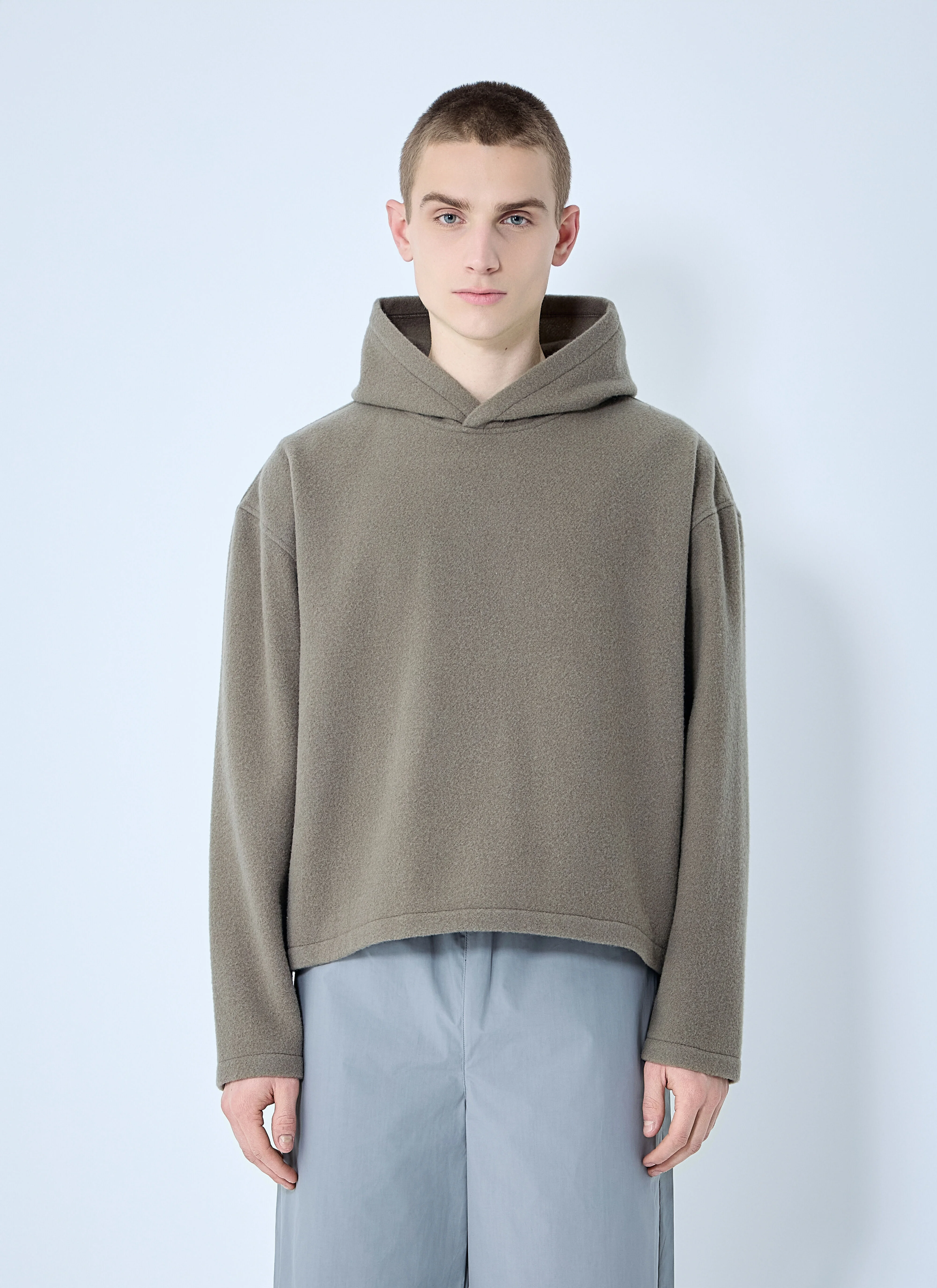 Fleece Hooded Sweatshirt - 1