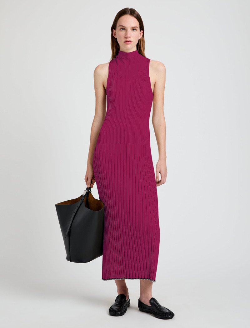 Proenza Schouler Maia Dress in Midweight Viscose Rib outlook