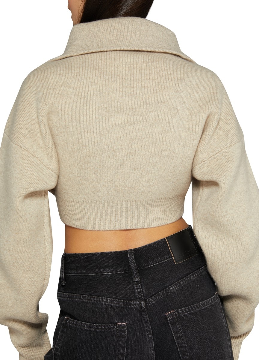 Boxy half-zip sweater - 5