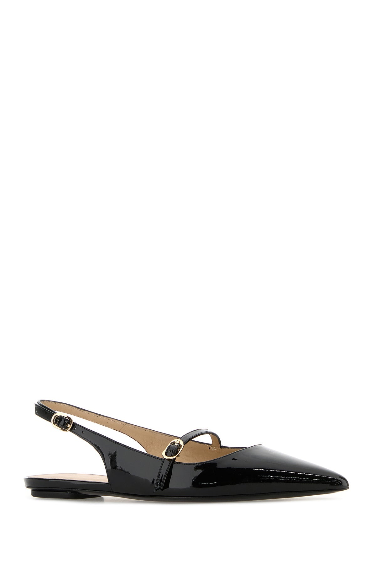 Black leather Emilia ballerinas - 2