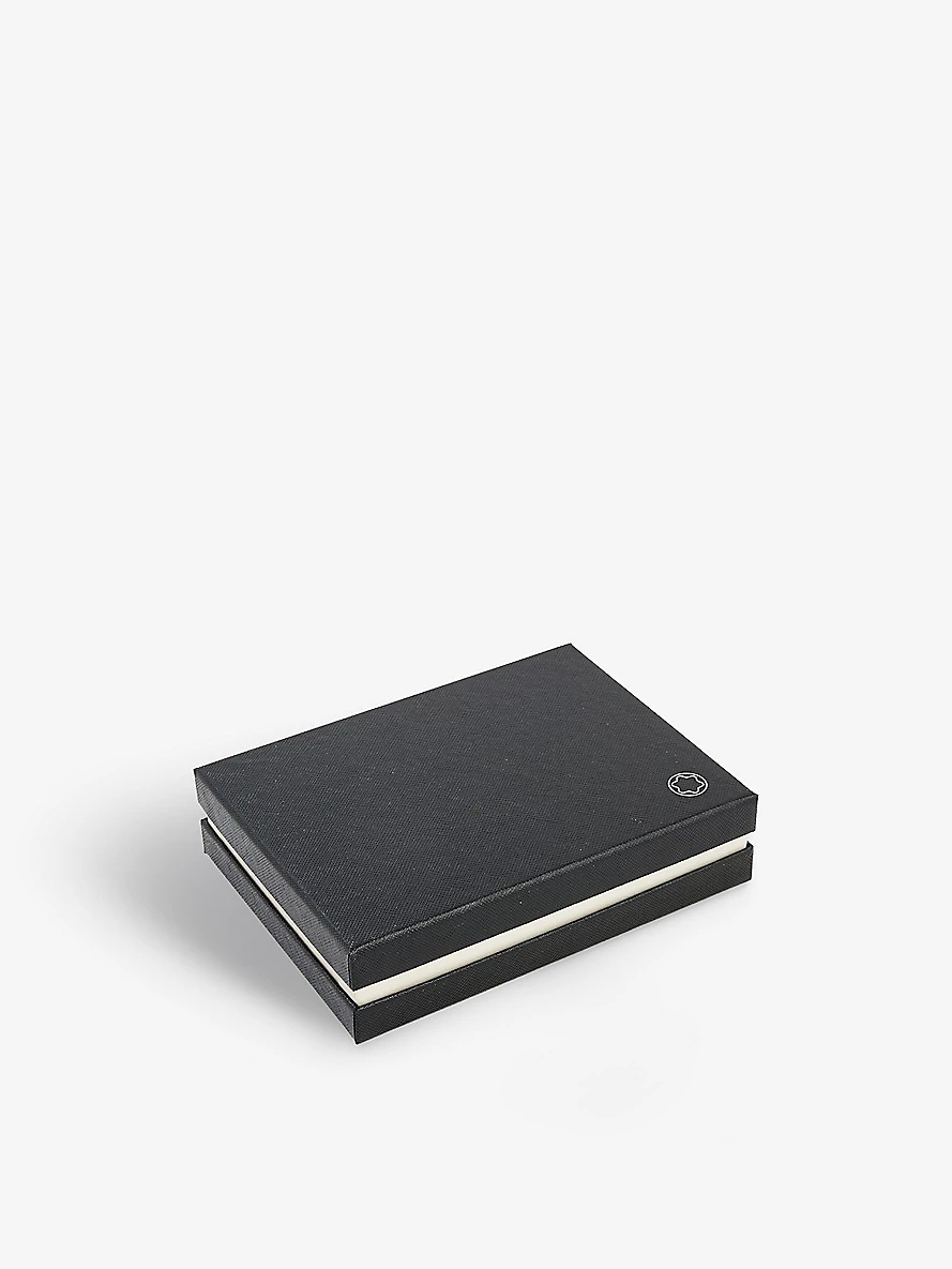 Sartorial brand-plaque leather wallet - 5