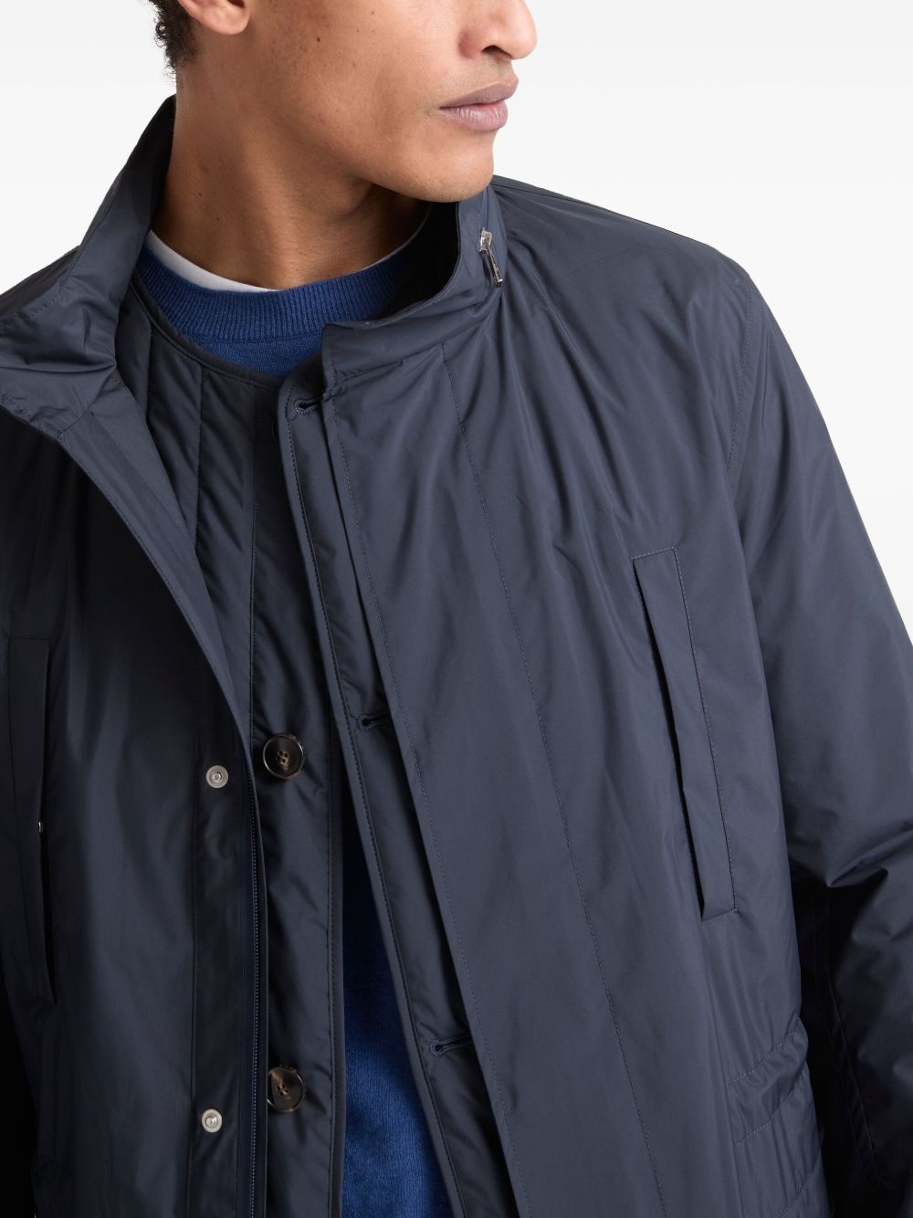 high-neck jacket - 5