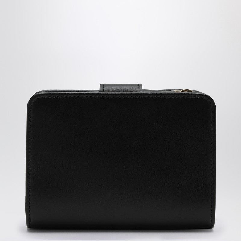 Prada Small Black Leather Wallet Women - 3