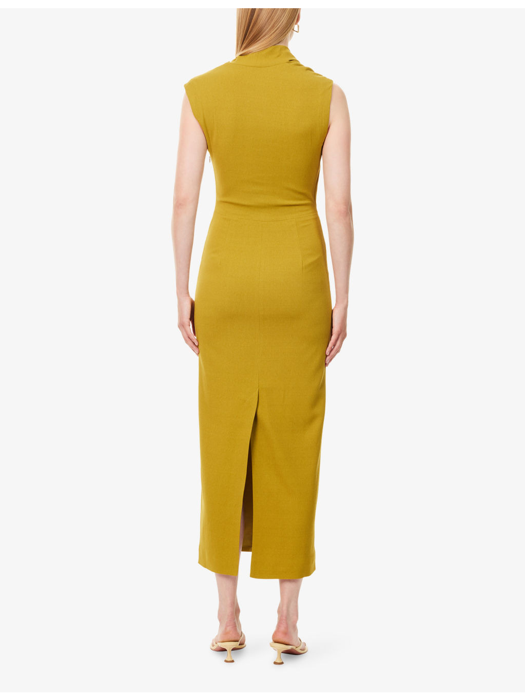 Babette Cowl-Neck Stretch-Wool Maxi Dress - 4