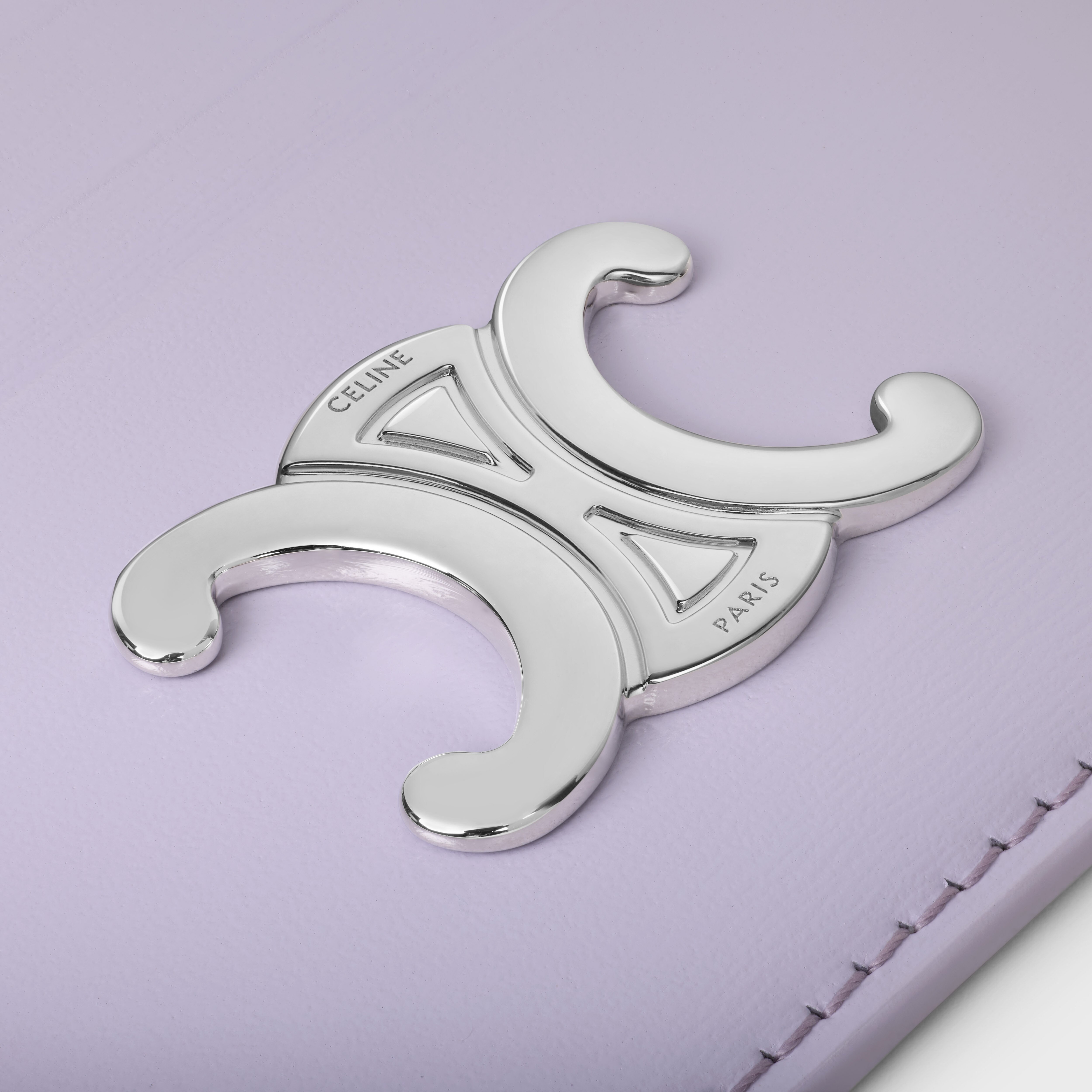CARD HOLDER TRIOMPHE IN Shiny calfskin - 4