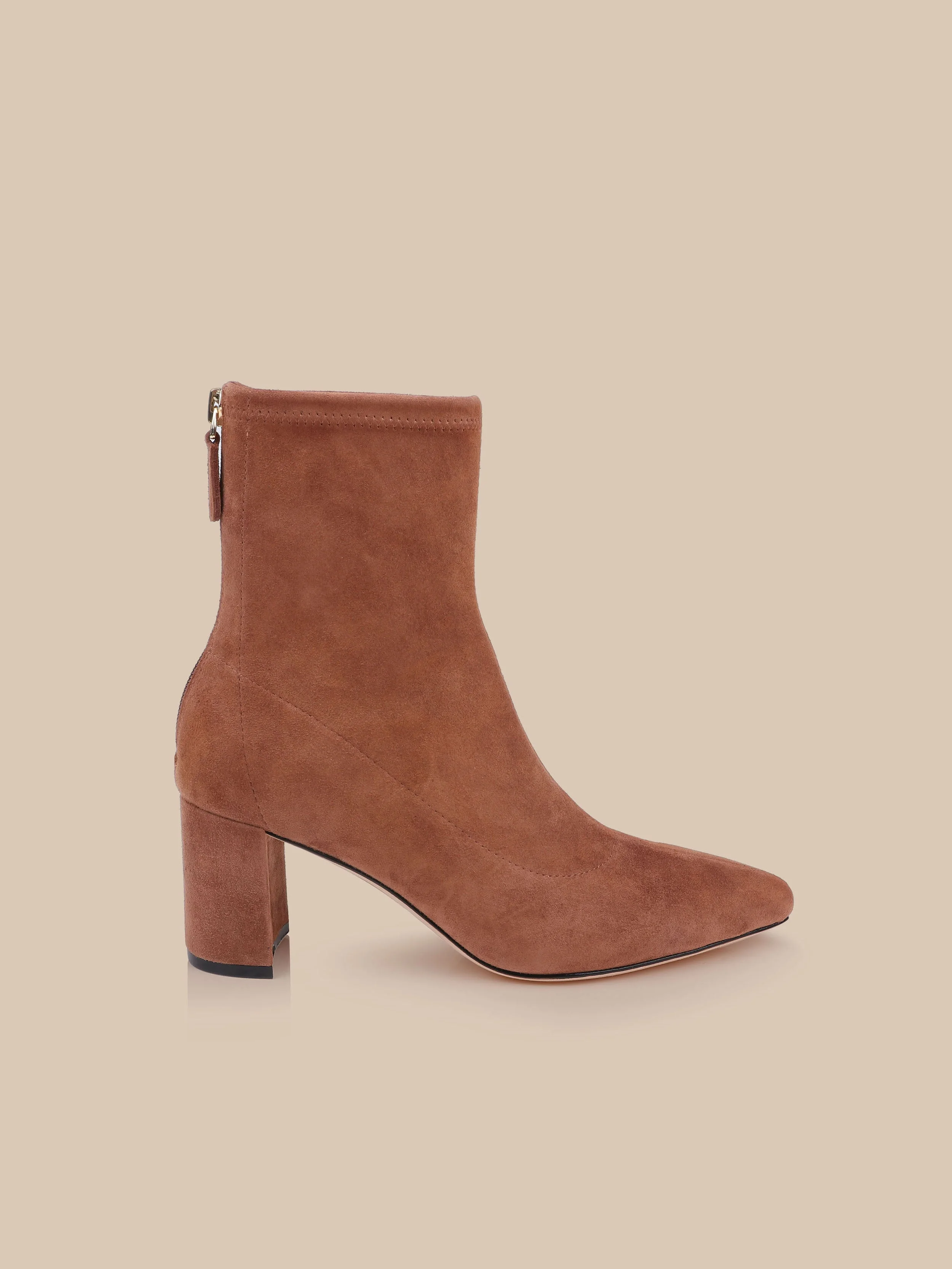 Salome Stretch Suede Boot - 1