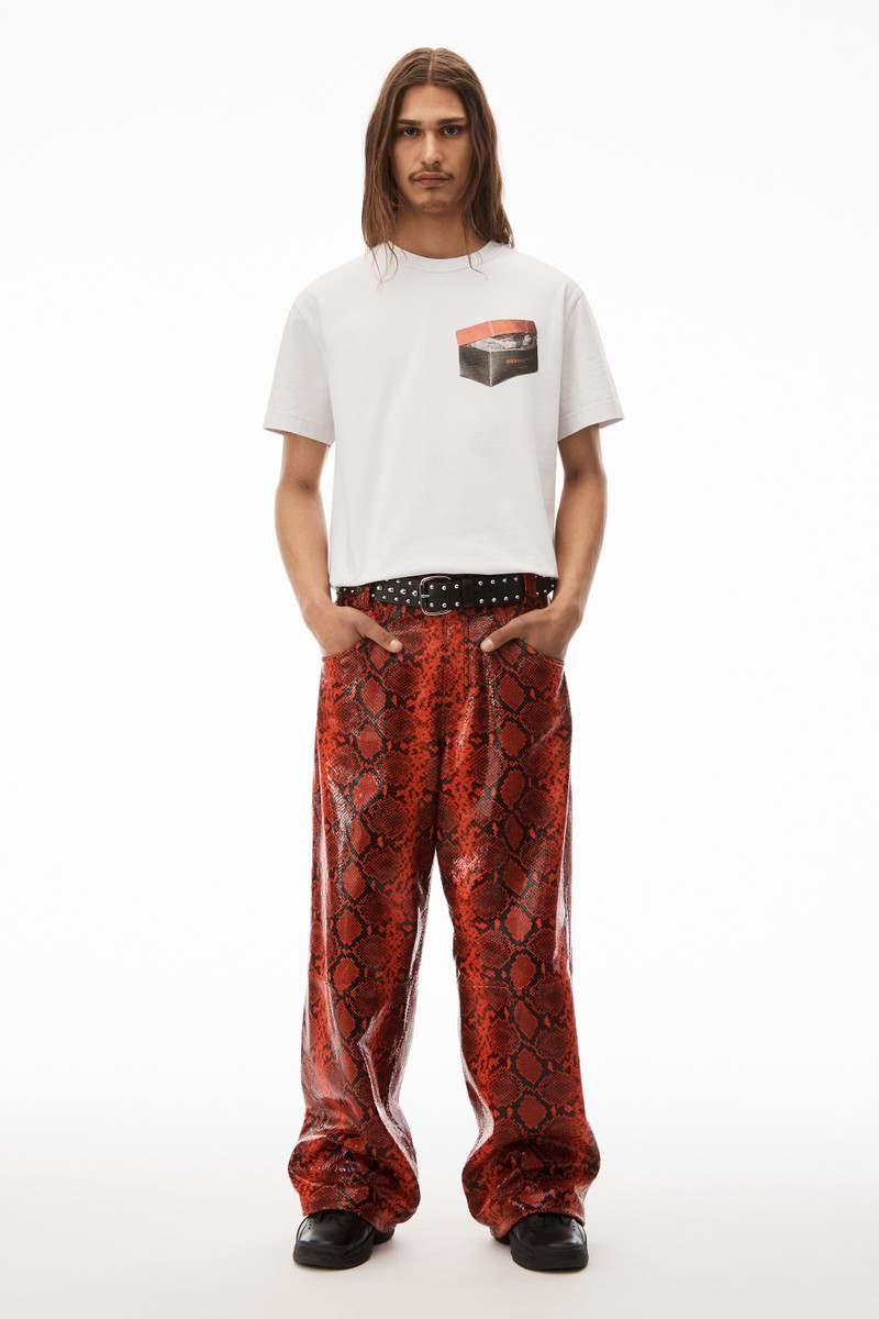 Alexander Wang nouveau riche tee in compact jersey outlook