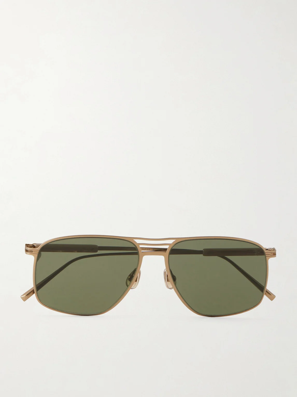 Aviator-Style Titanium Sunglasses - 1