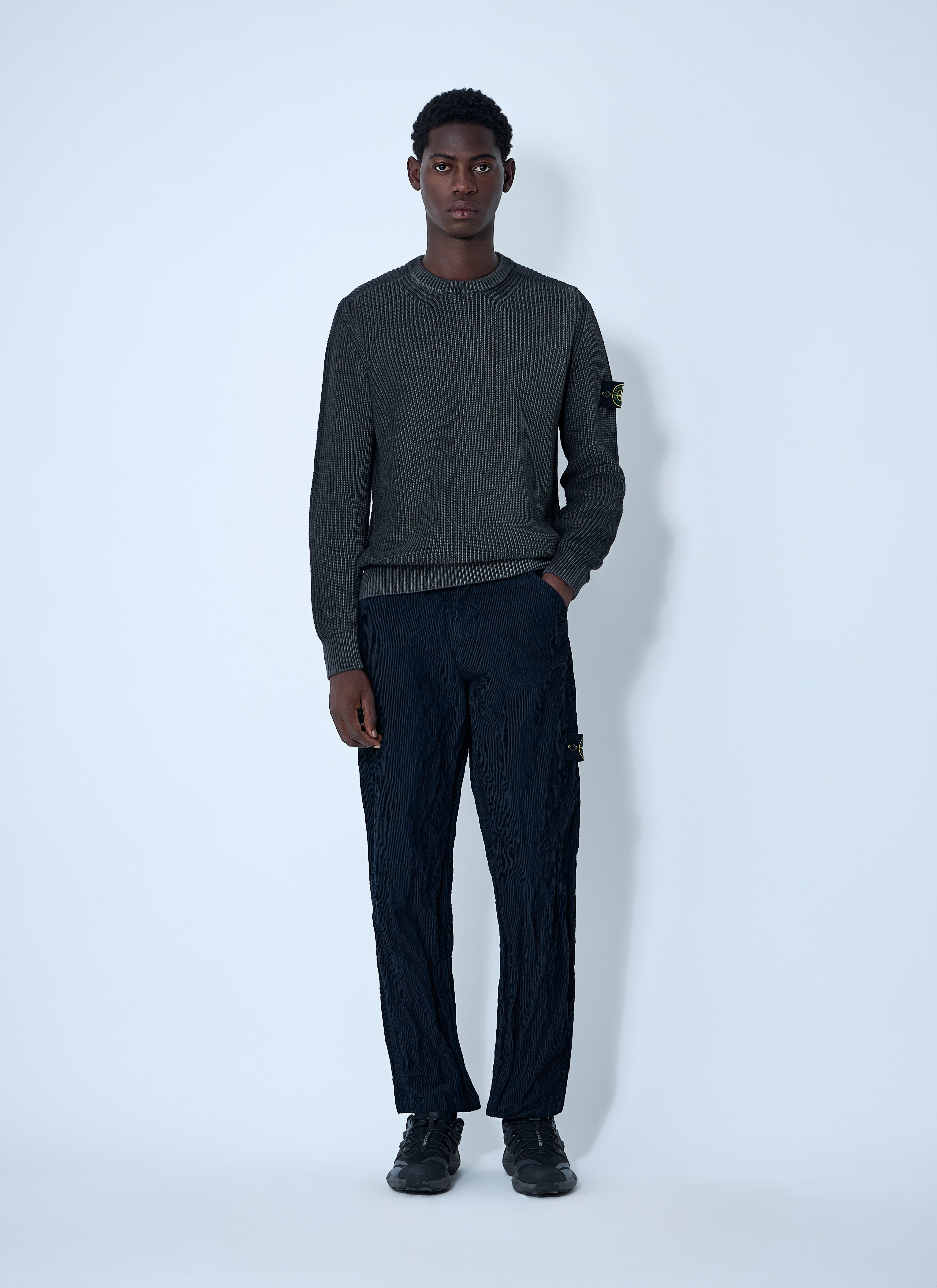Stone Island Men Fisherman Rib Sweater - 2