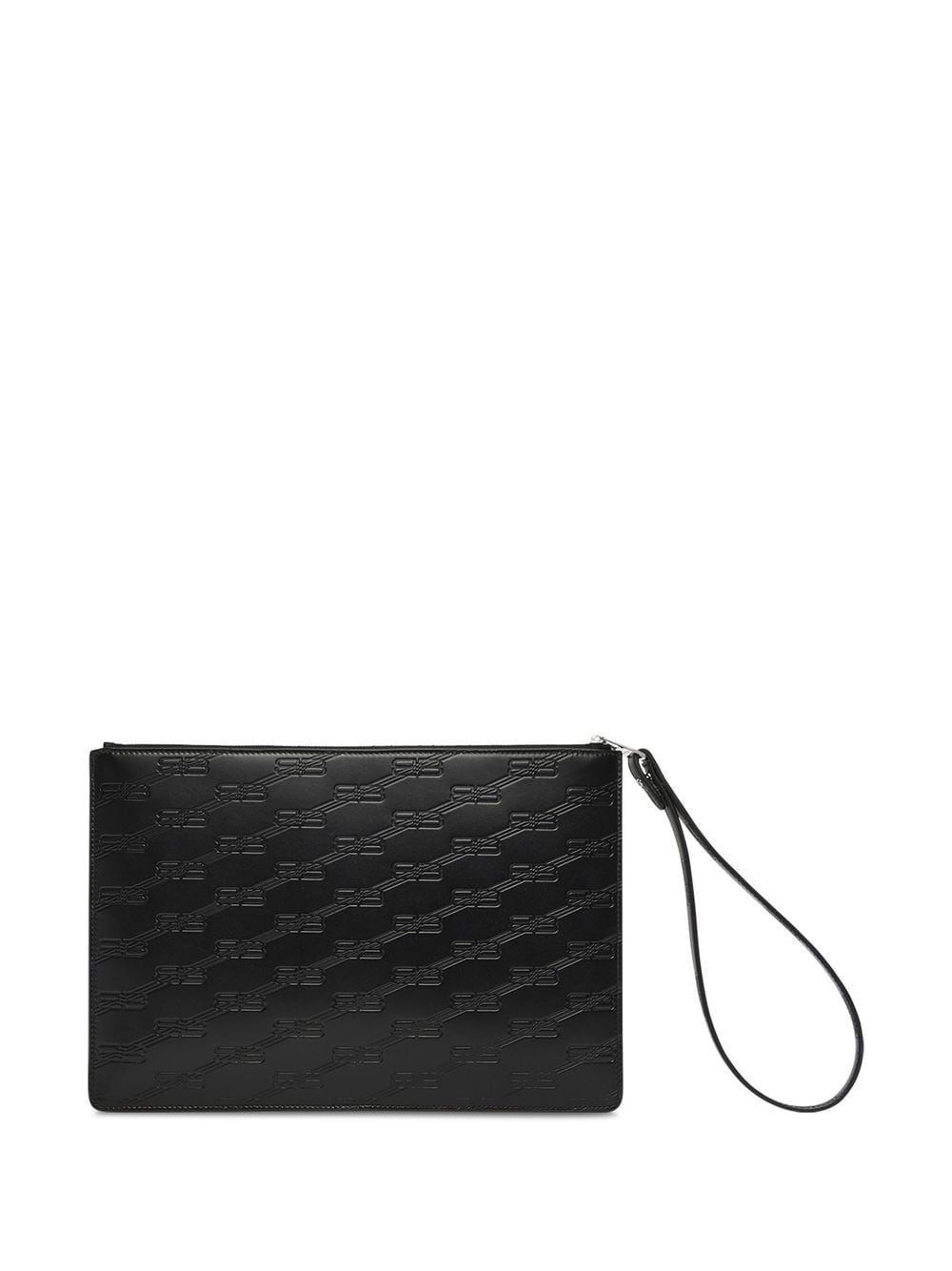 monogram-embossed clutch bag - 2