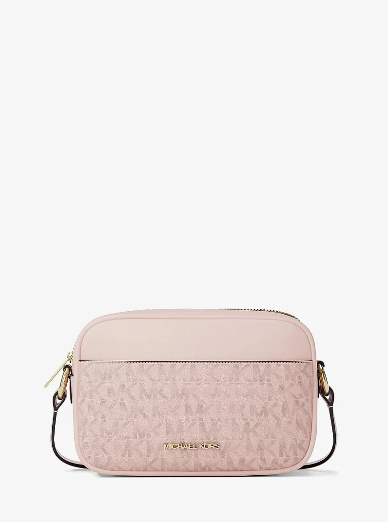 Jet Set Small Signature Logo Camera Crossbody Bag - 1