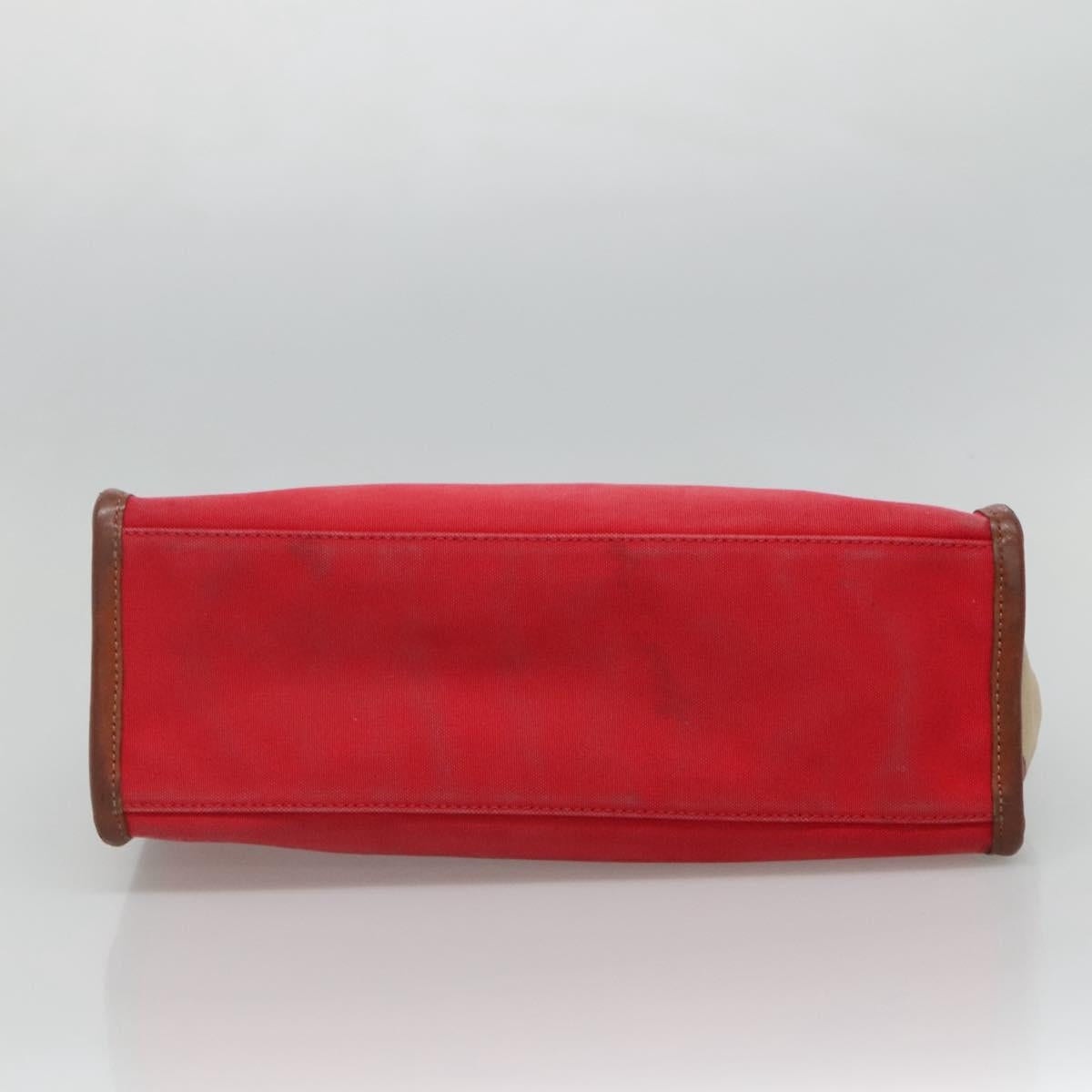 Burberry Tote Bag Canvas Red - 5