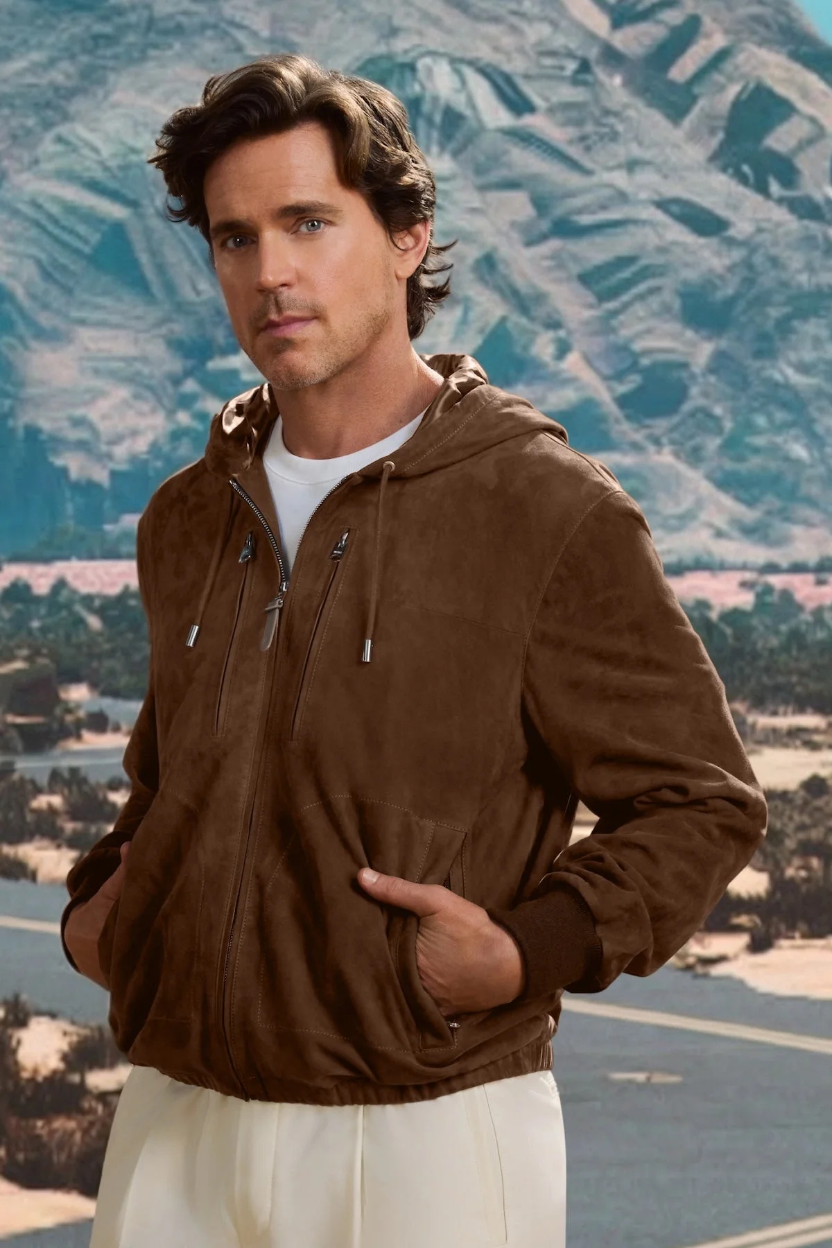 SYLAS-SU Suede Hooded Jacket - 1