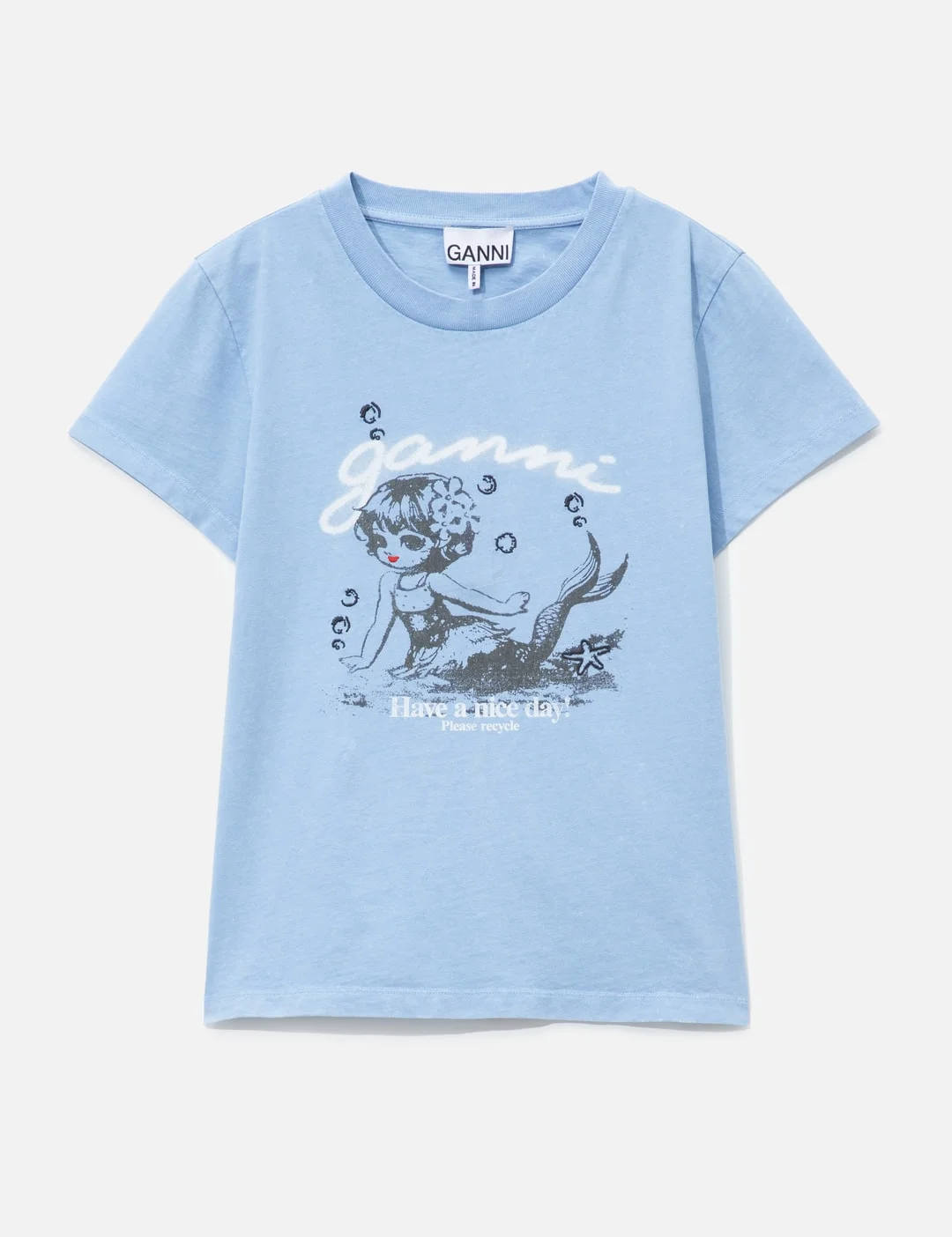 BABY FIT T-SHIRT WITH MERMAID - 1