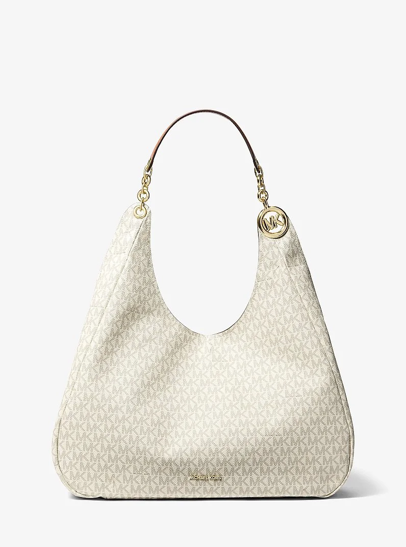 Ellie Large Signature Logo Shoulder Bag - 1