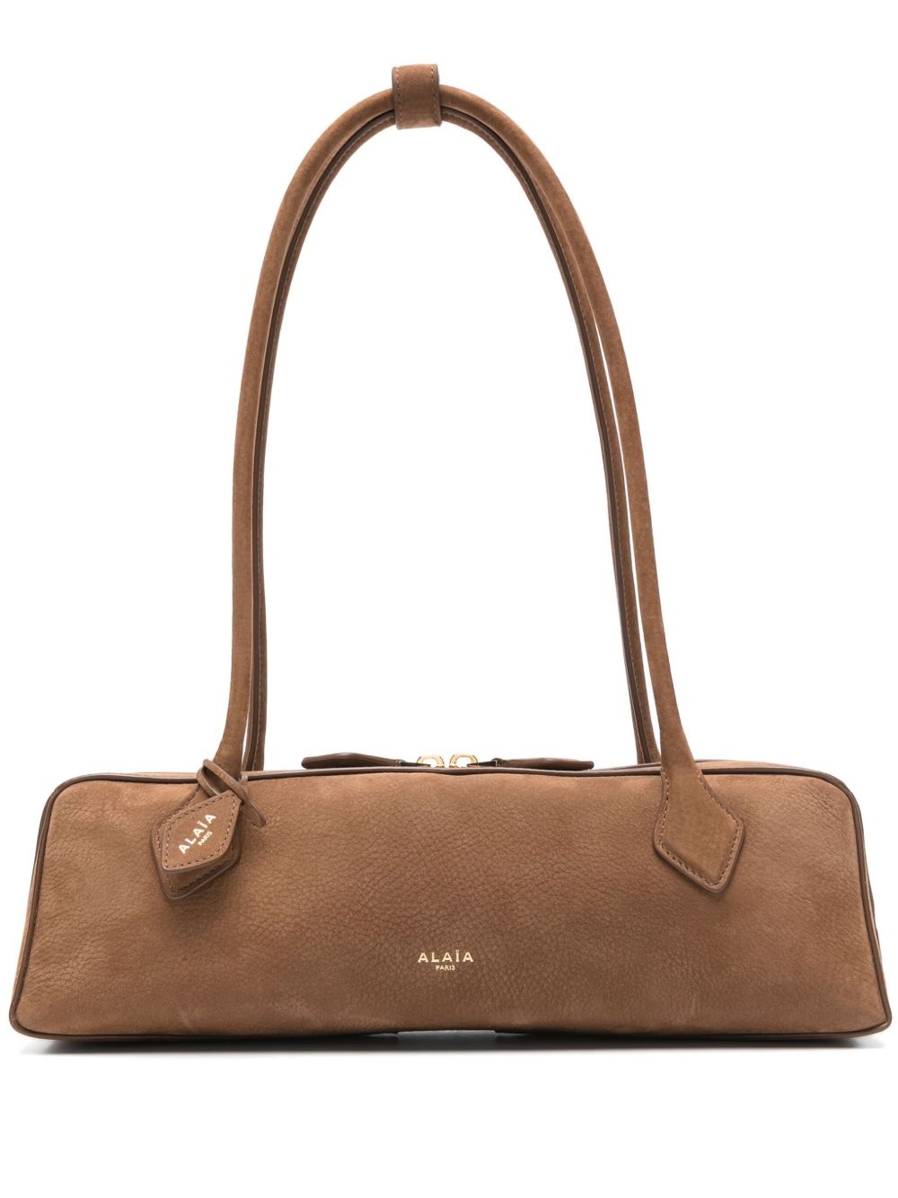 medium Le Teckel suede bag - 1