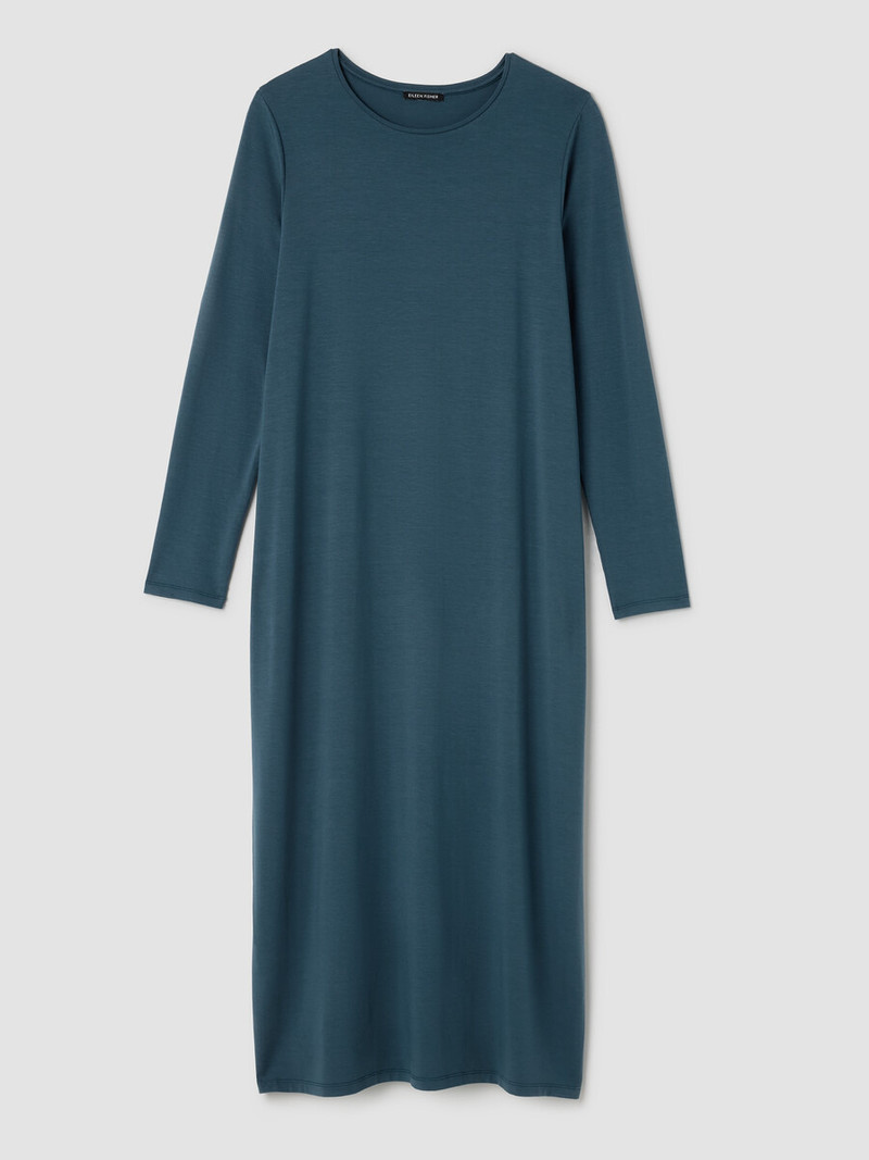 Stretch Jersey Knit Oval Dress 1