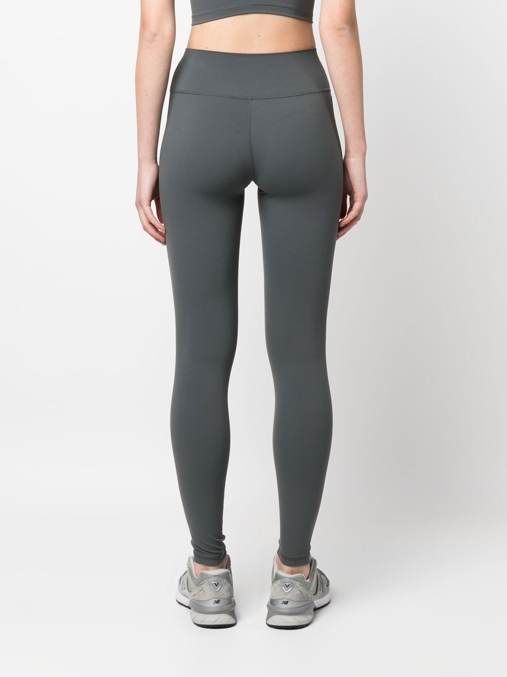 logo-print detail leggings - 4