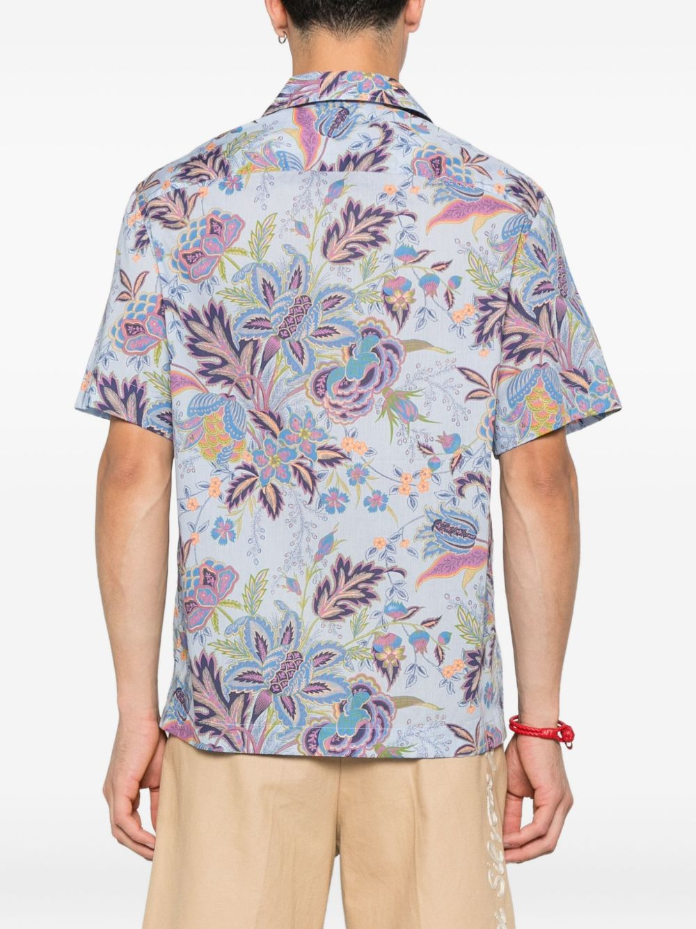 floral-print shirt - 4