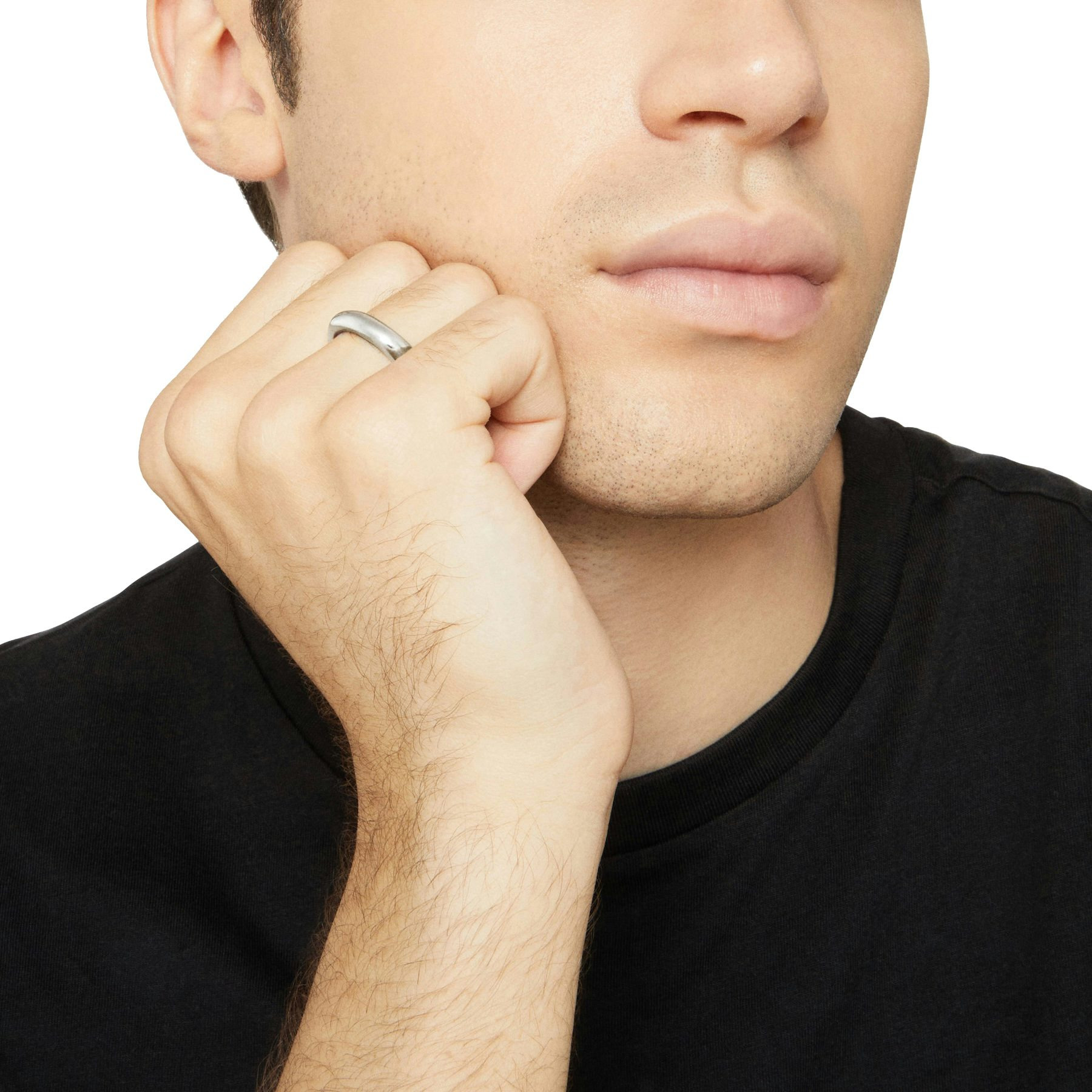 SILVER IRREGULAR RING - 3