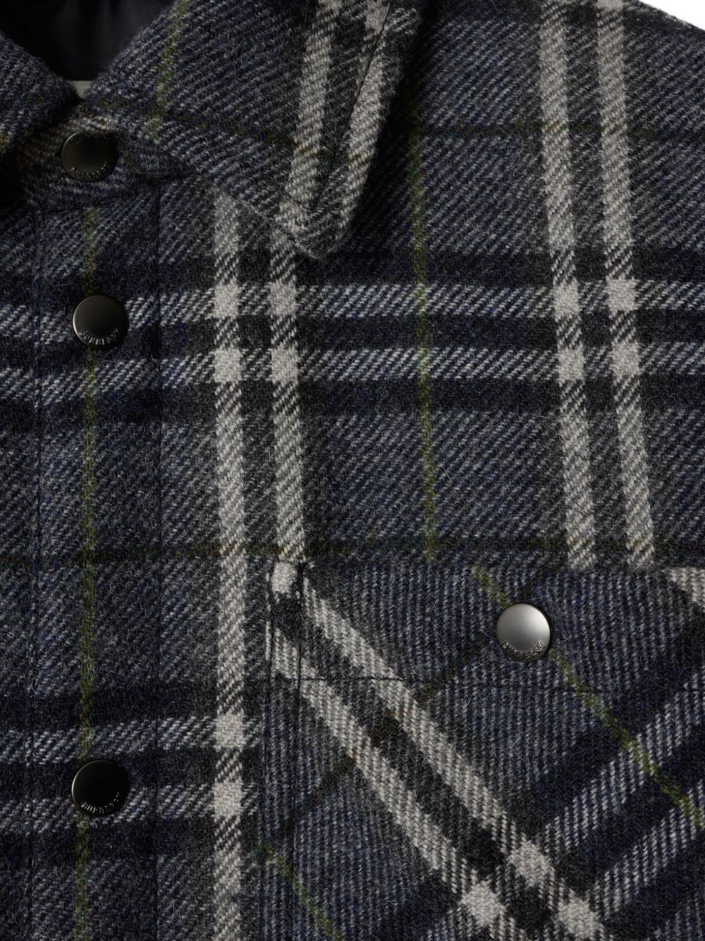 checked wool shirt - 5