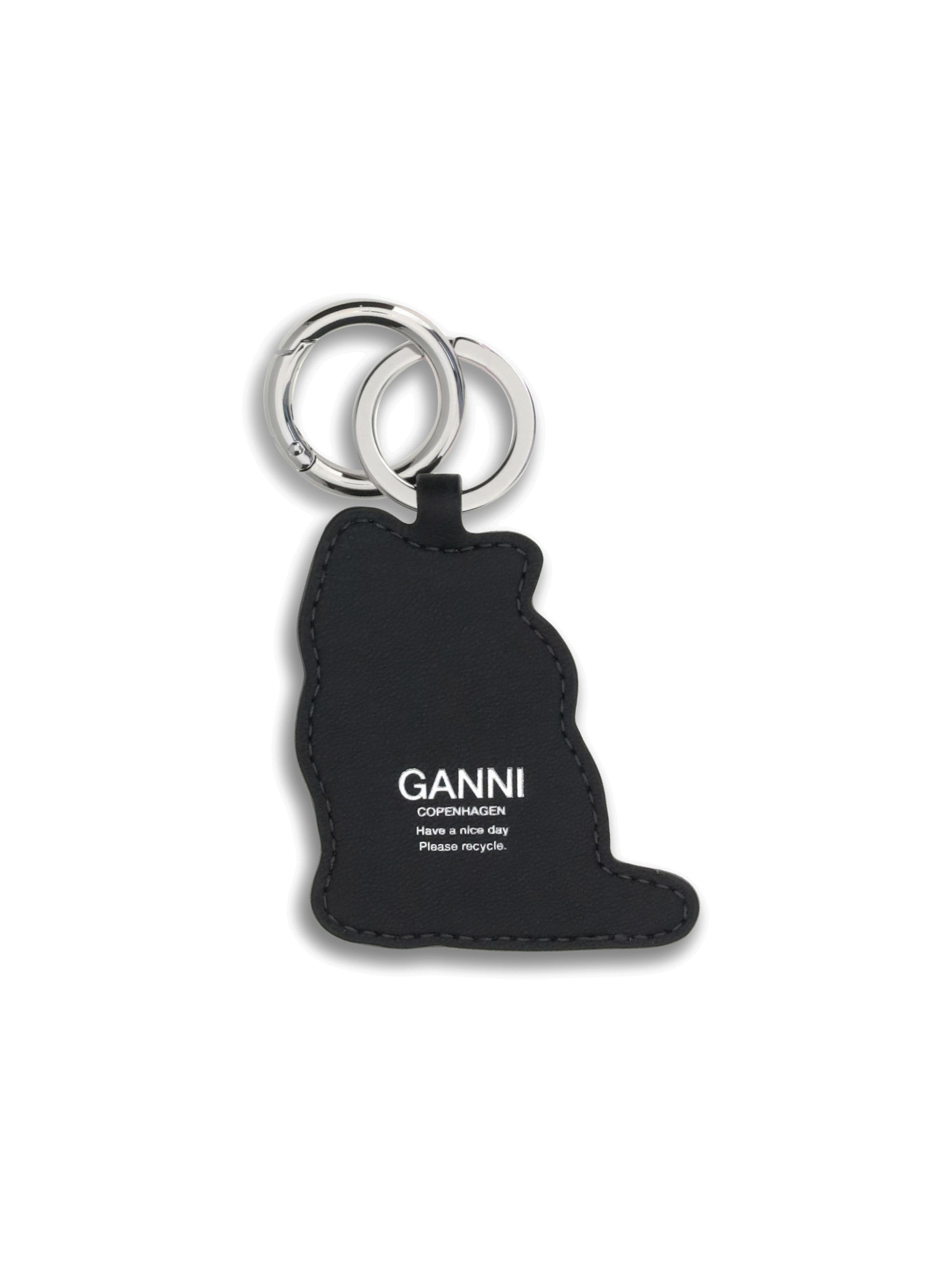 Ganni Women Cat Keyring - 2