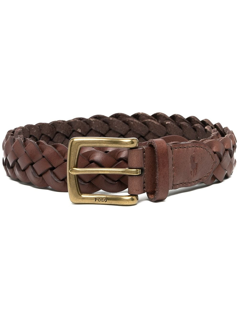 vegan leather braided belt 1