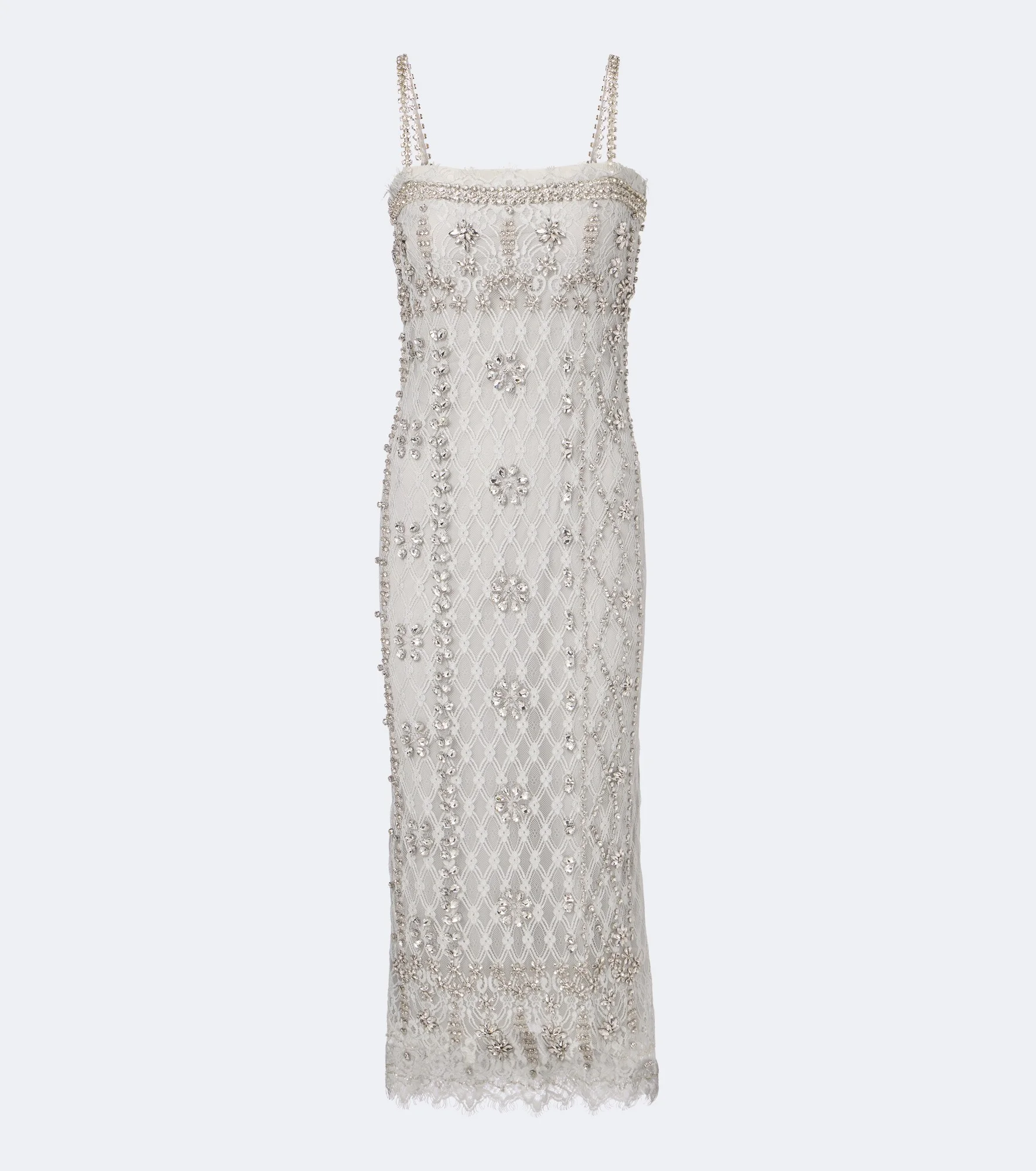 Leona beaded lace cocktail dress - 1