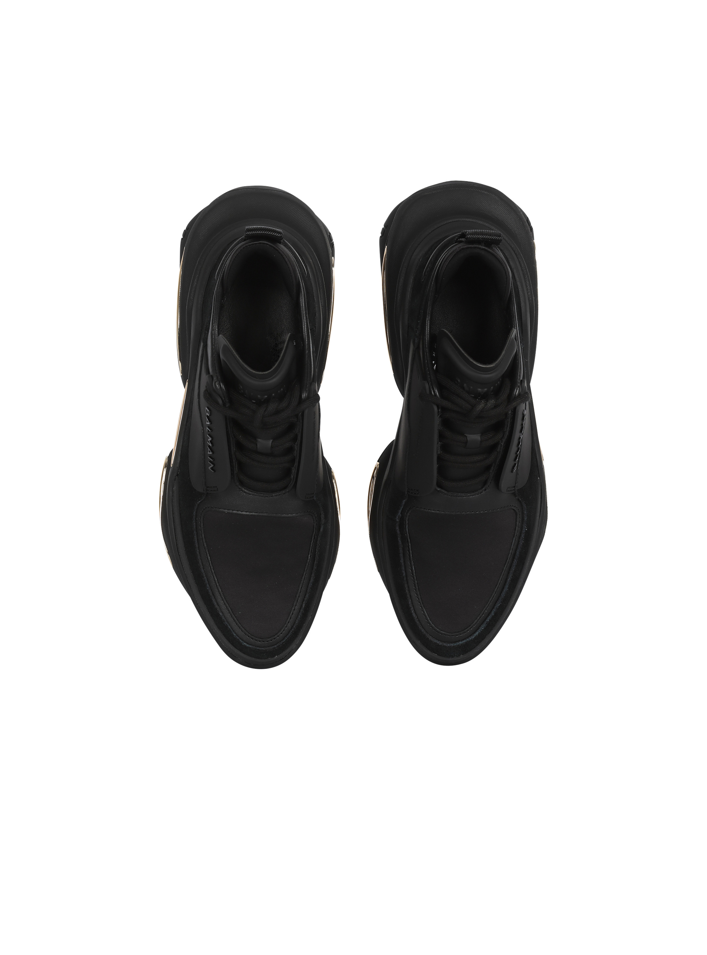 B-Bold low-top trainers in neoprene and suede - 3