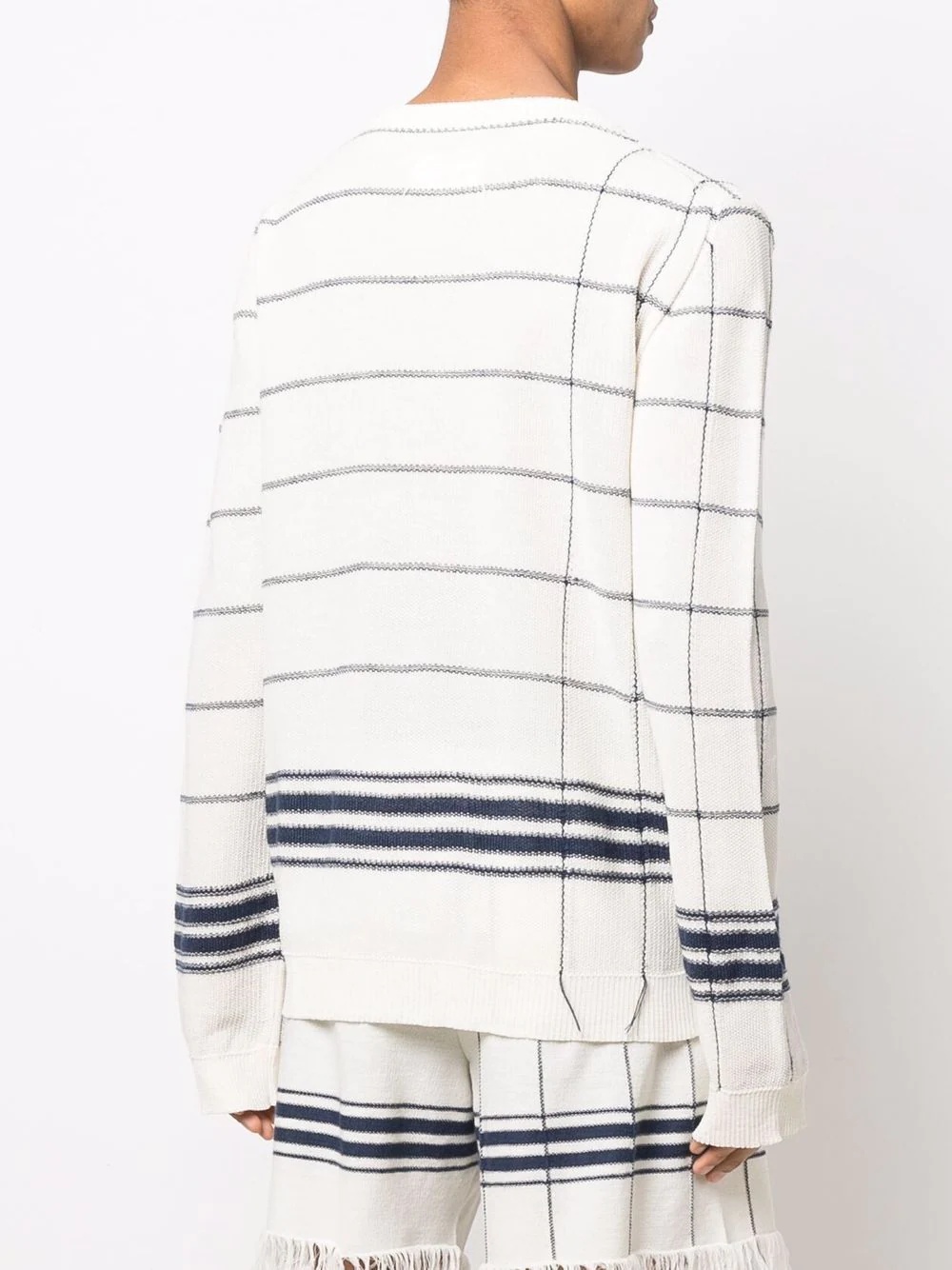 striped-print pullover - 4