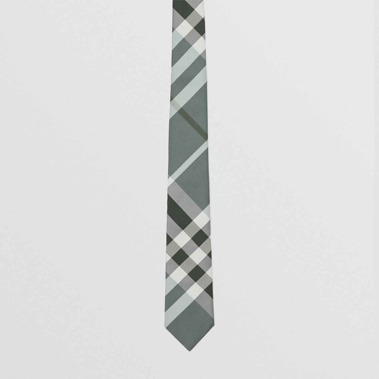 Classic Cut Check Silk Tie - 1