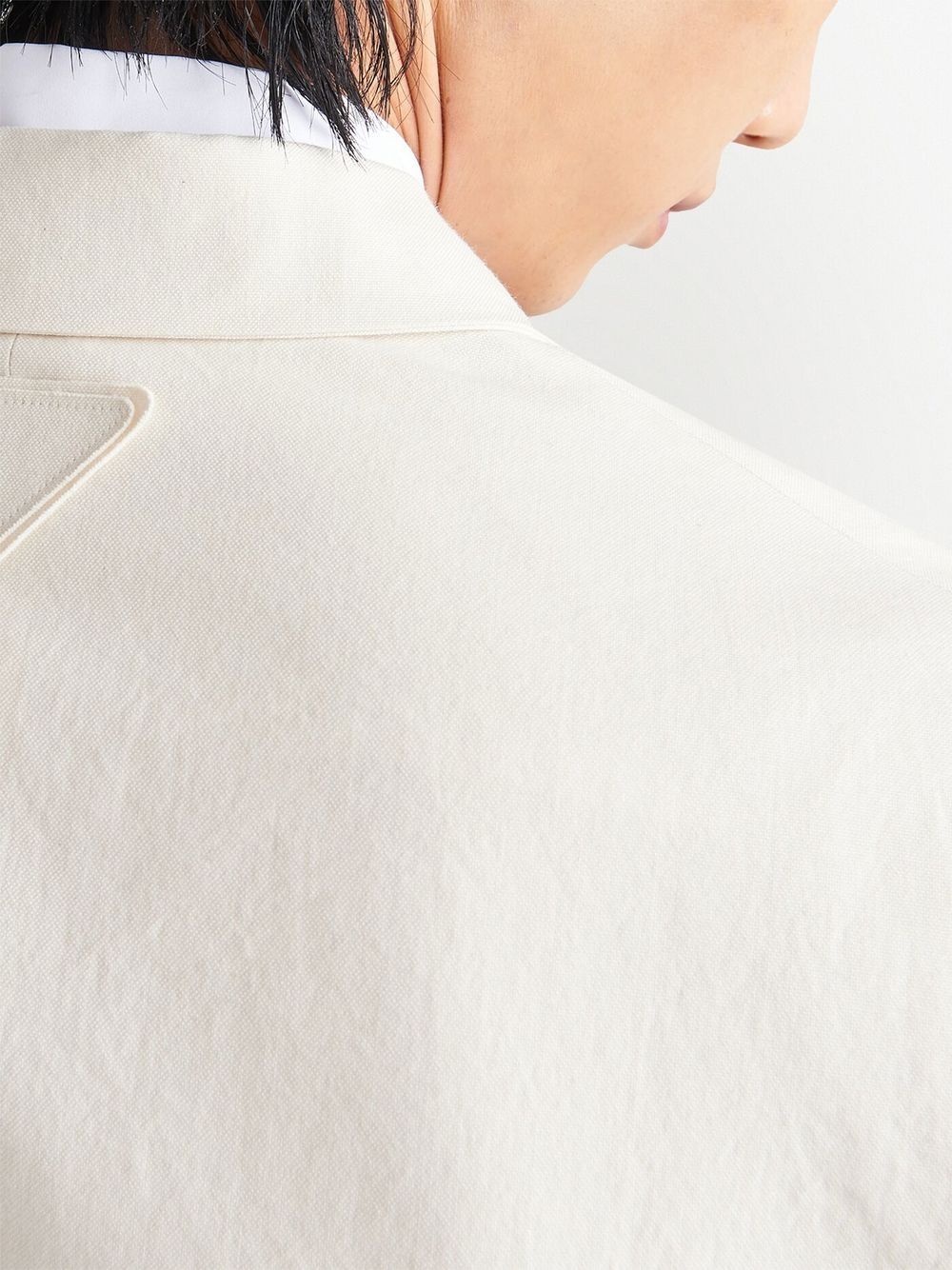 double-breasted cotton jacket - 5