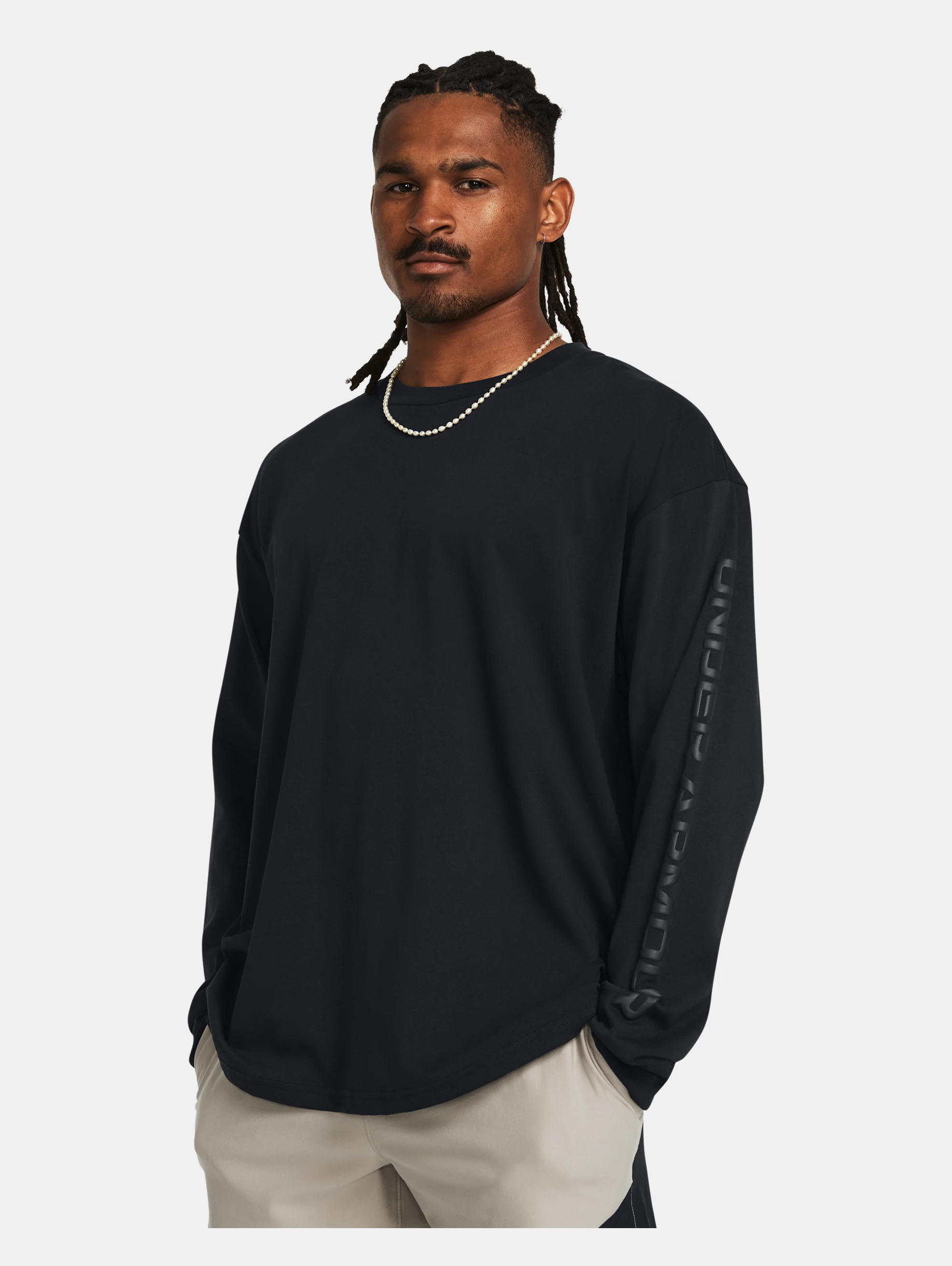 Men's UA Heavyweight Tonal Wordmark Long Sleeve - 2
