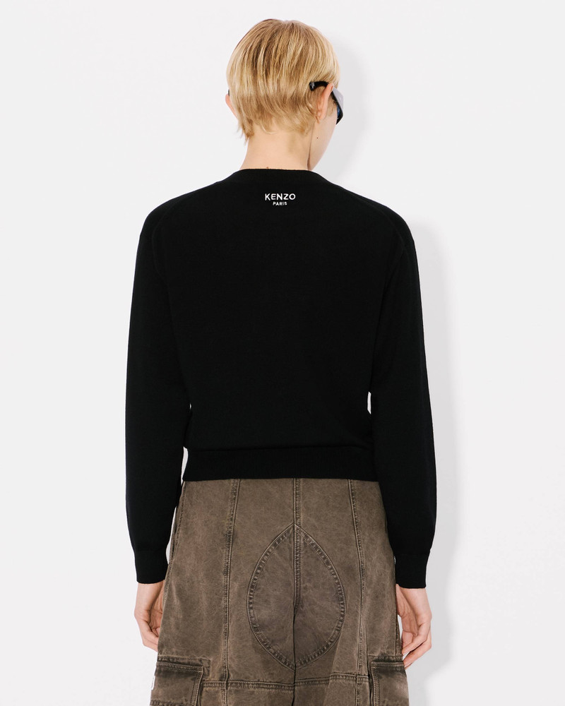 프로젝트 Pop' embroidered Crewneck 카디건 에 merino 양모 4