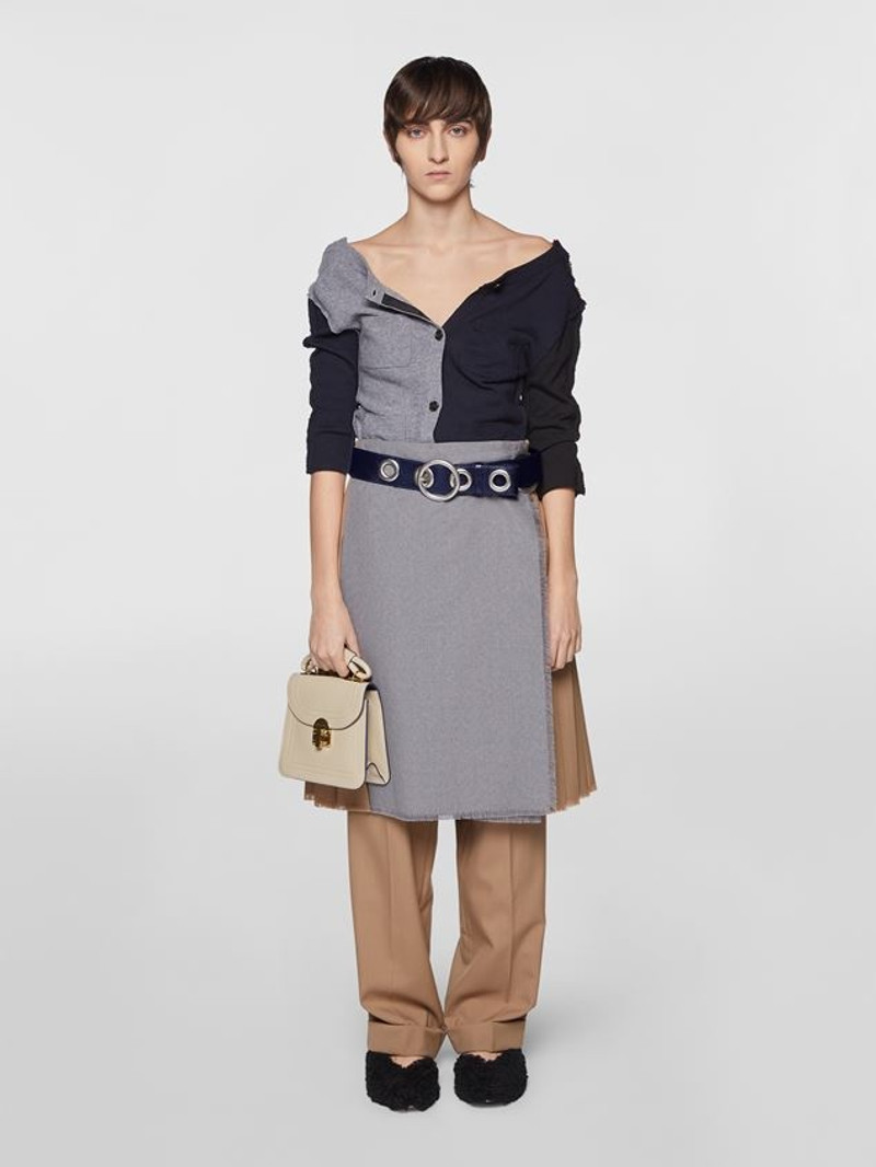 Marni VIRGIN WOOL KILT WITH BACK PLEATS outlook