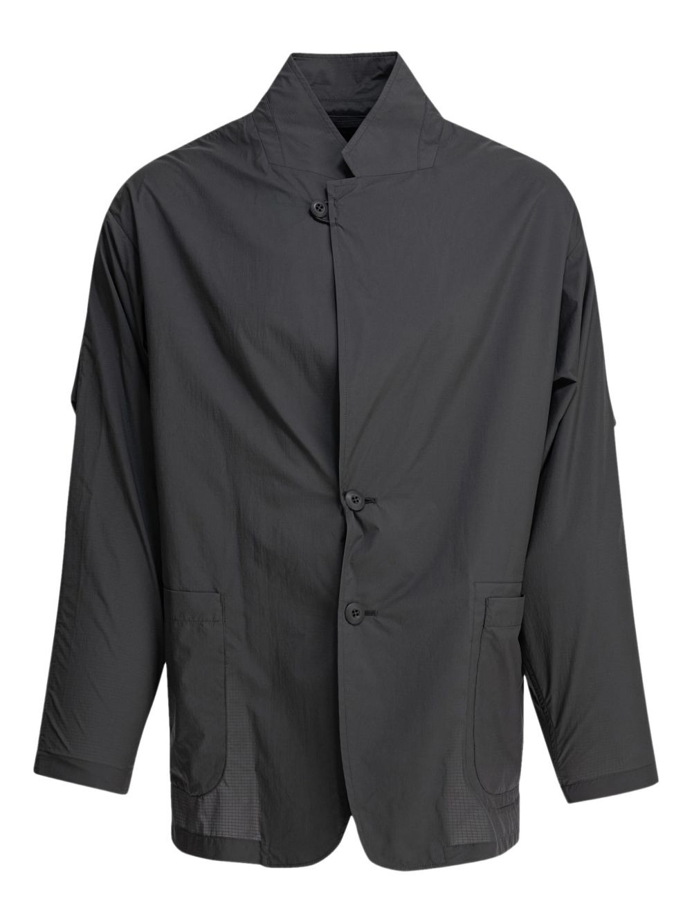 button-fastening patch-pocket jacket - 1