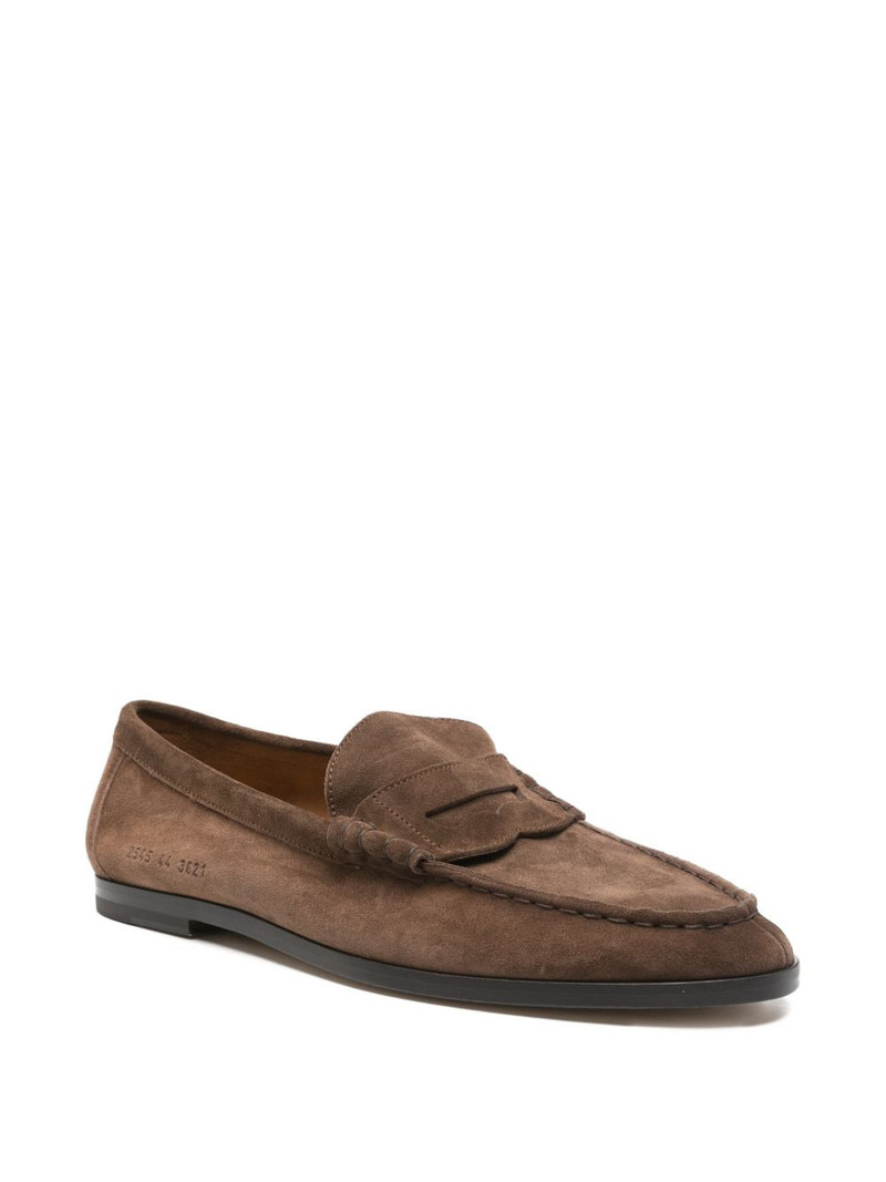 Common Projects suede penny loafers outlook