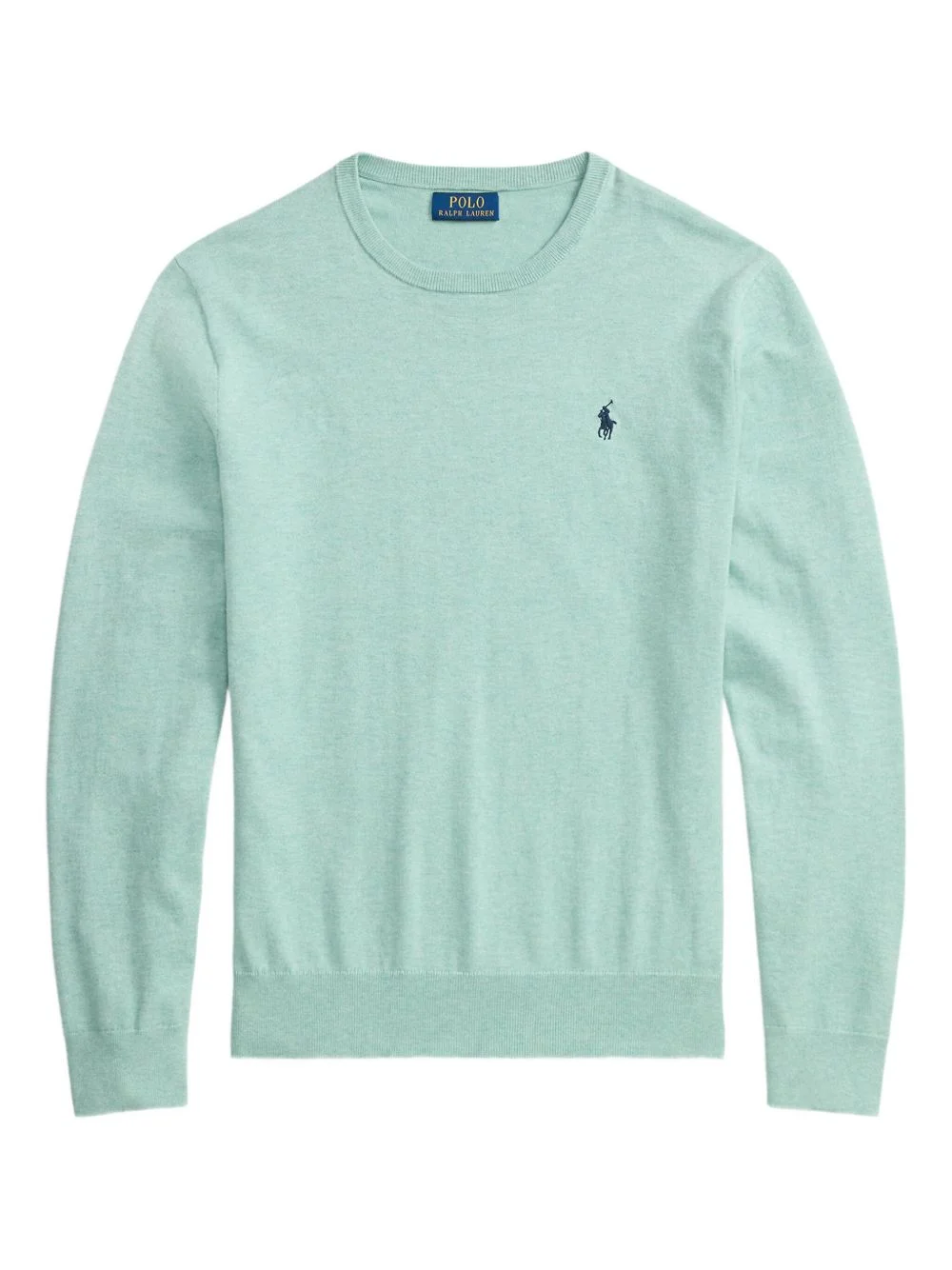 logo-embroidered Cotton Sweater - 1
