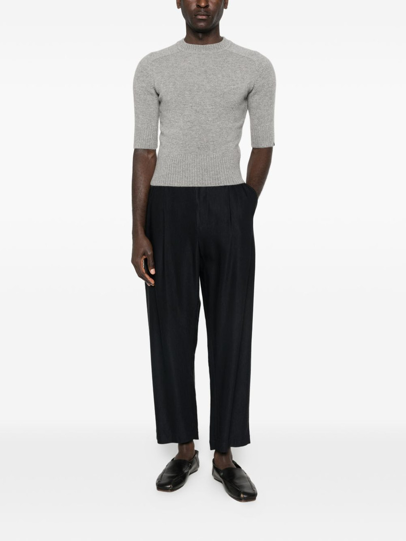 extreme cashmere Lauren short-sleeve crew-neck sweater outlook