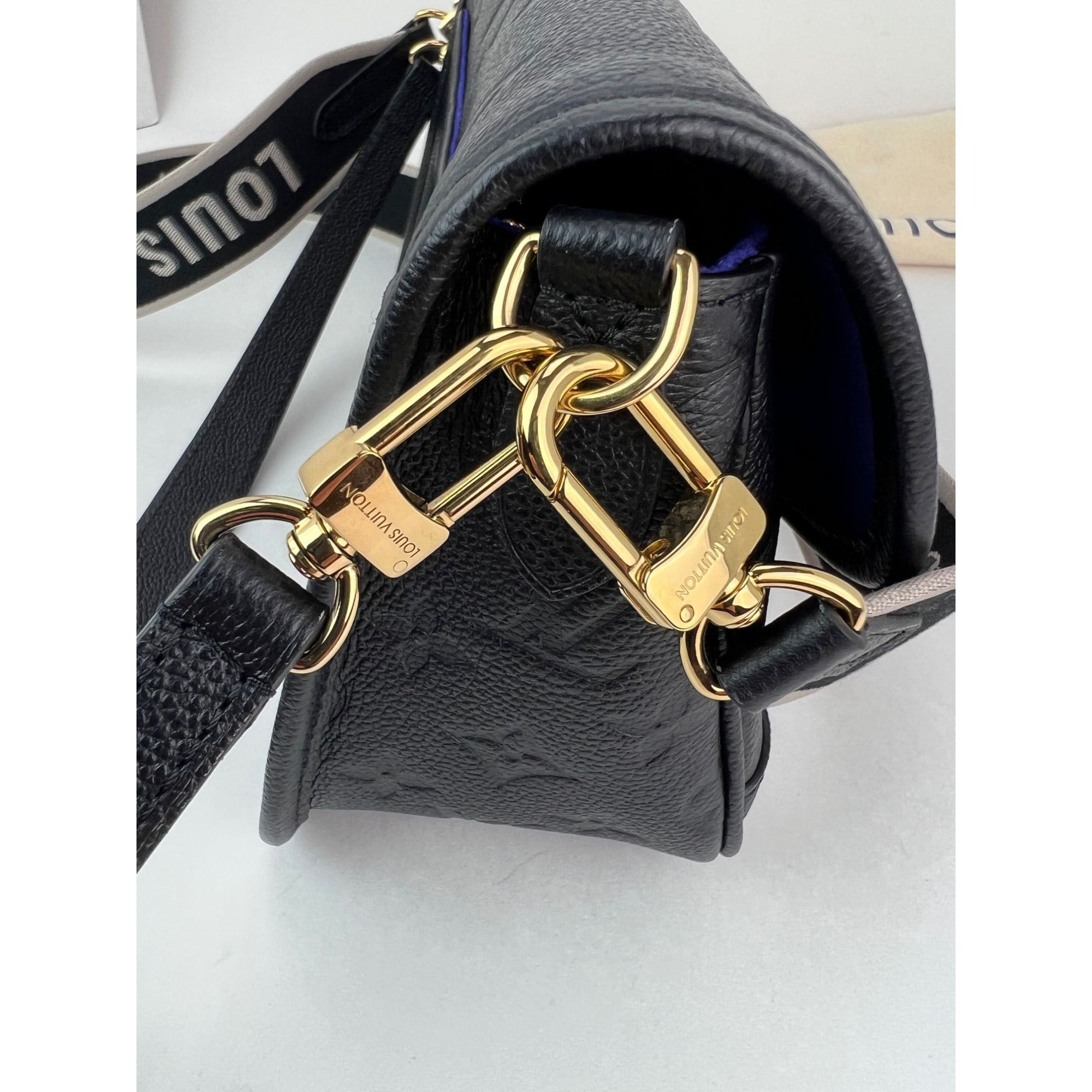 Louis Vuitton Diane Giant Monogram Empreinte Black Shoulder Bag - 7