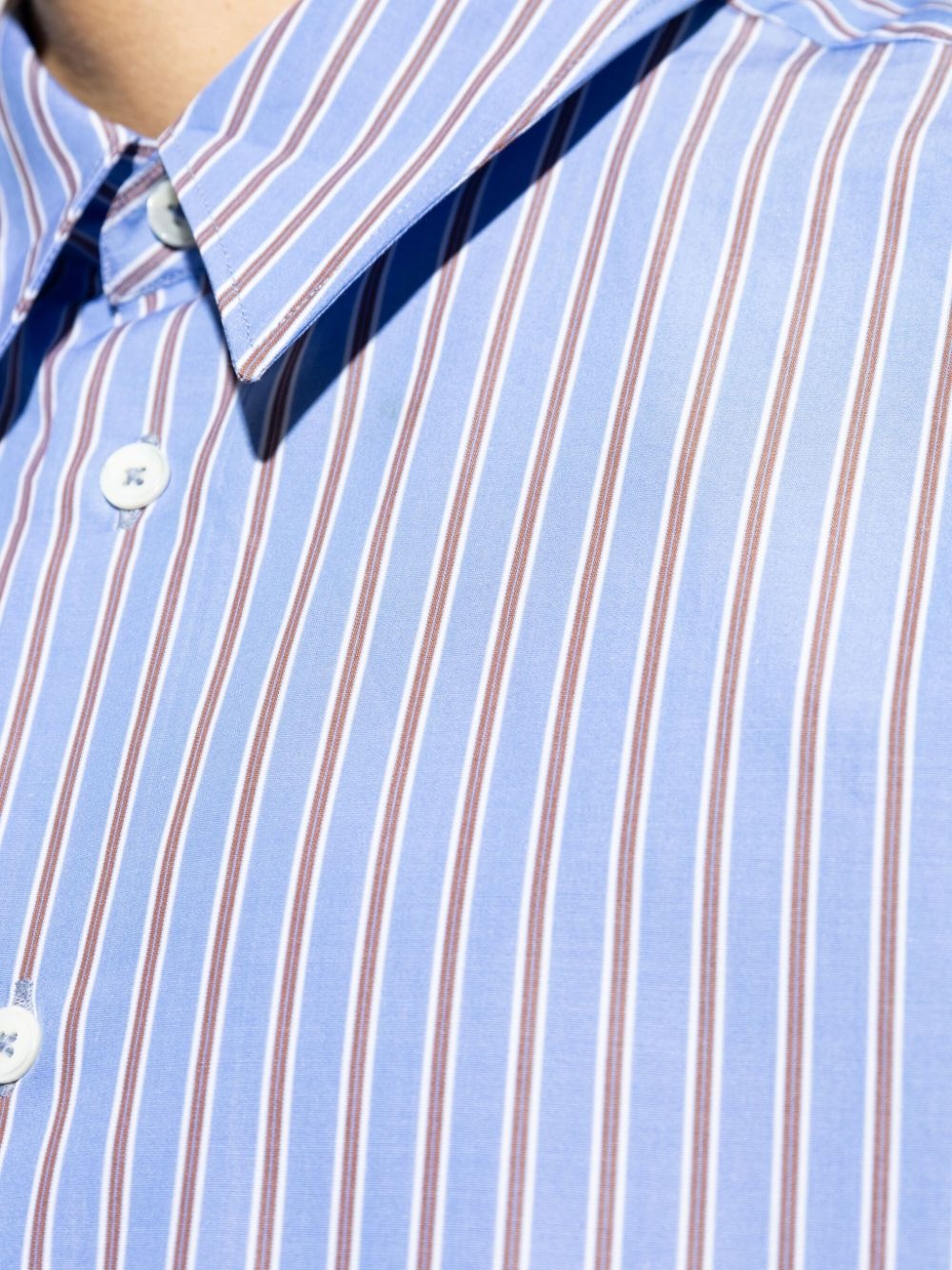 striped cotton shirt - 5