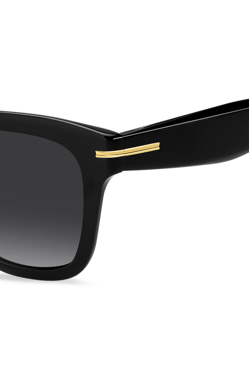 BOSS BLACK-ACETATE SUNGLASSES WITH GOLD-TONE DETAILS outlook