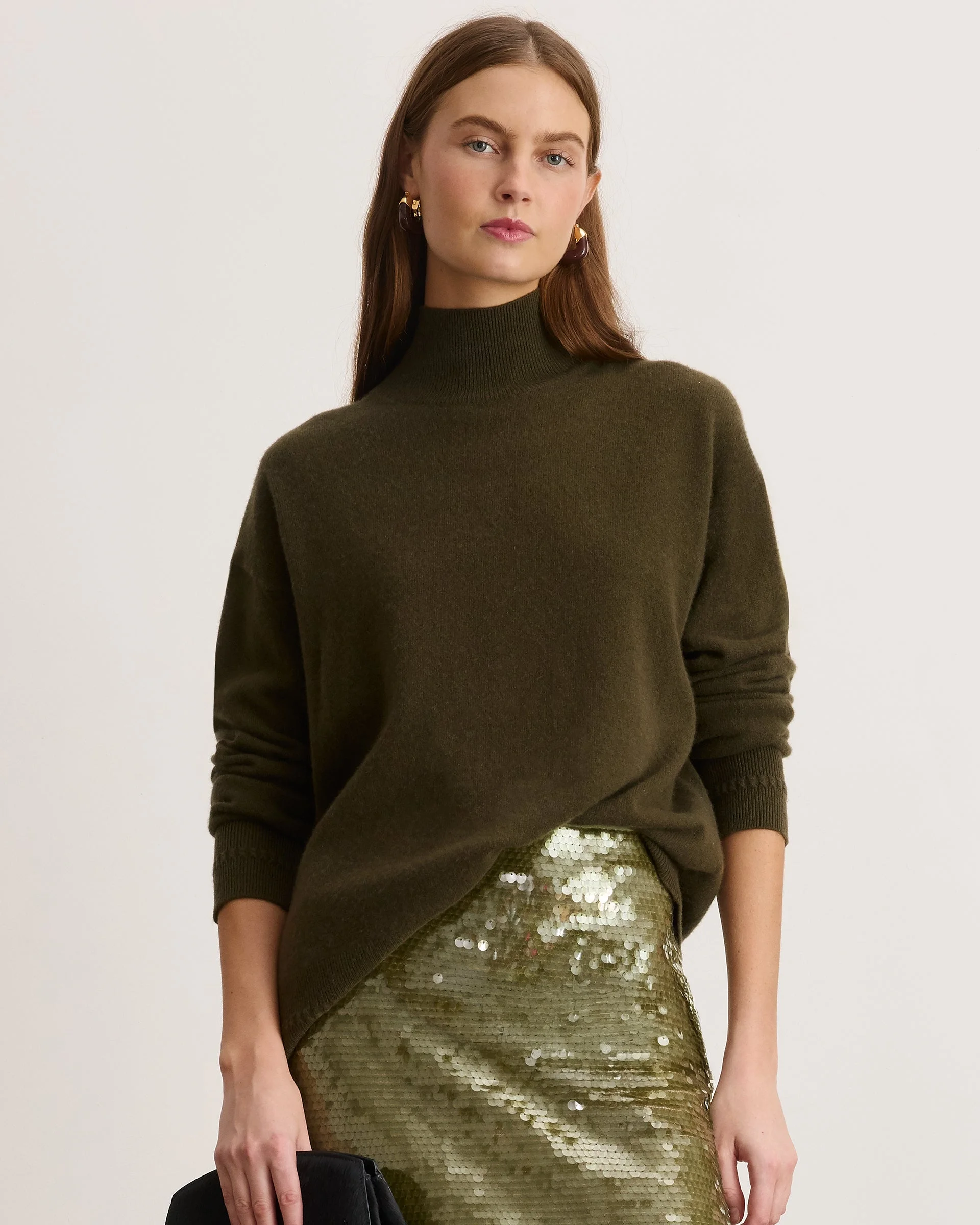TIPPER CASHMERE TURTLENECK - 1