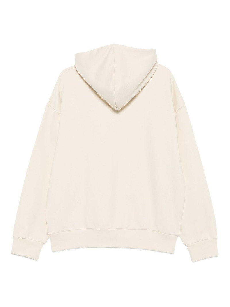 BOSS floral-embroidered hoodie outlook