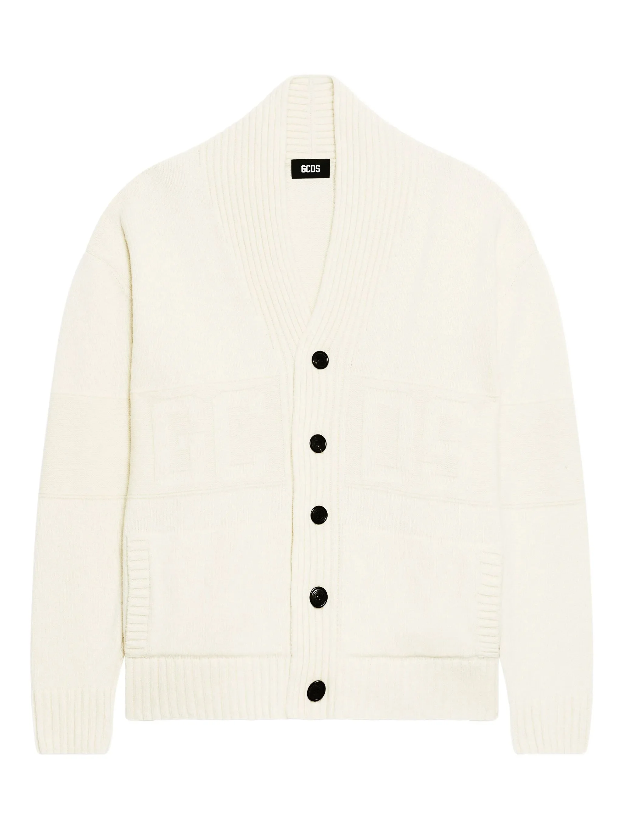 Gcds Buttoned V-neck Cardigan - 1