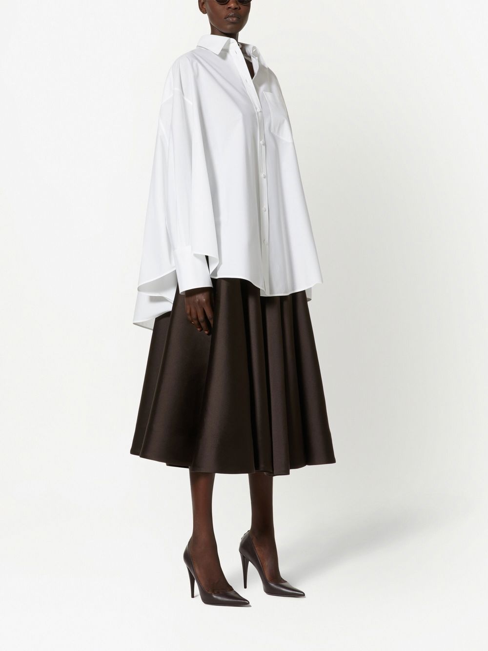 pleated midi skirt - 2
