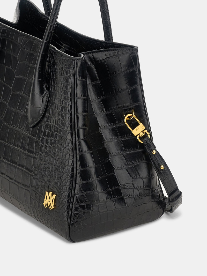 WOMEN'S EMBOSSED CROC HONEY 40 TOTE 4