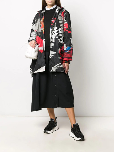 Y-3 abstract print jacket outlook