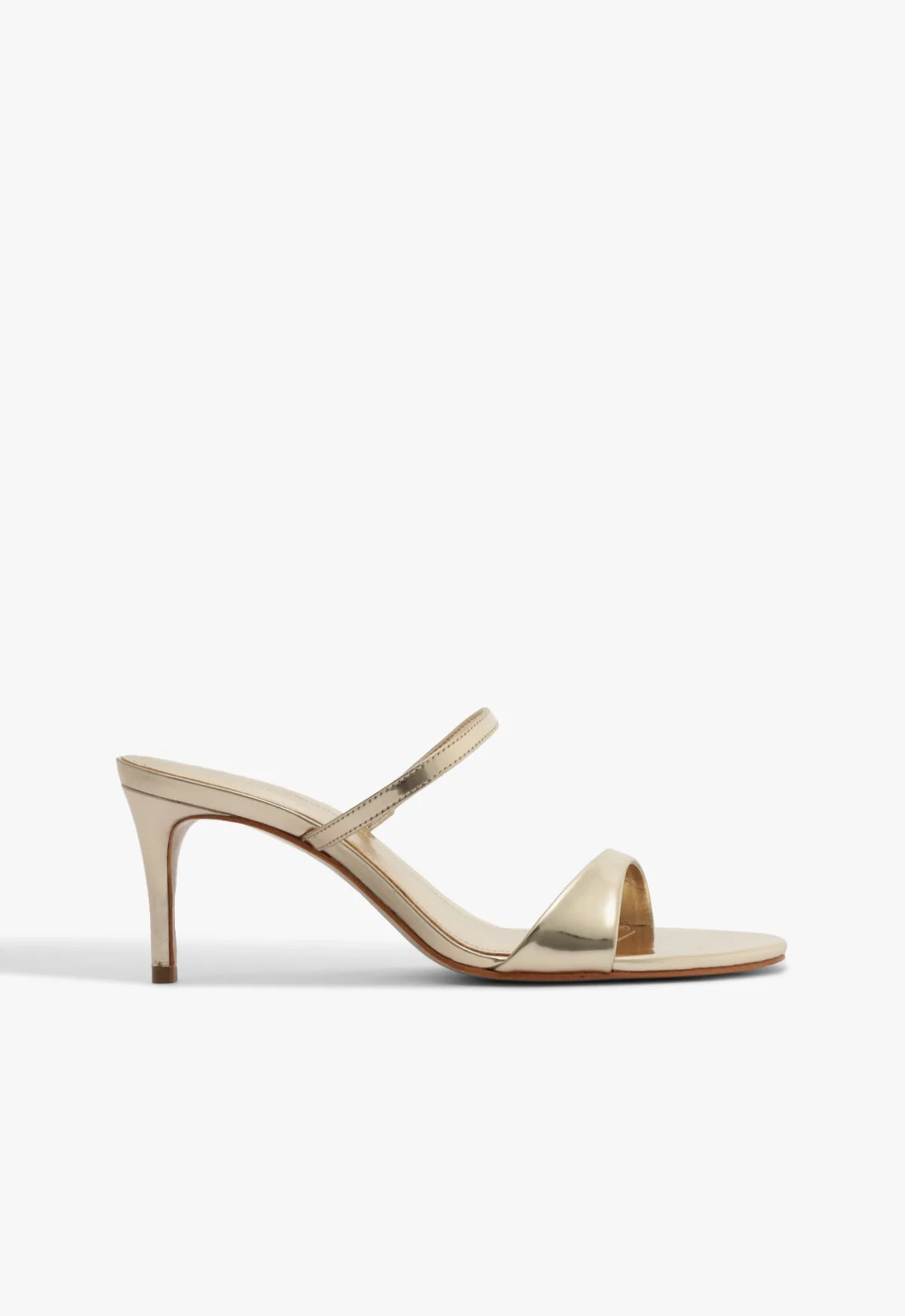 Jessica Mid Mule Metallic Sandal - 1
